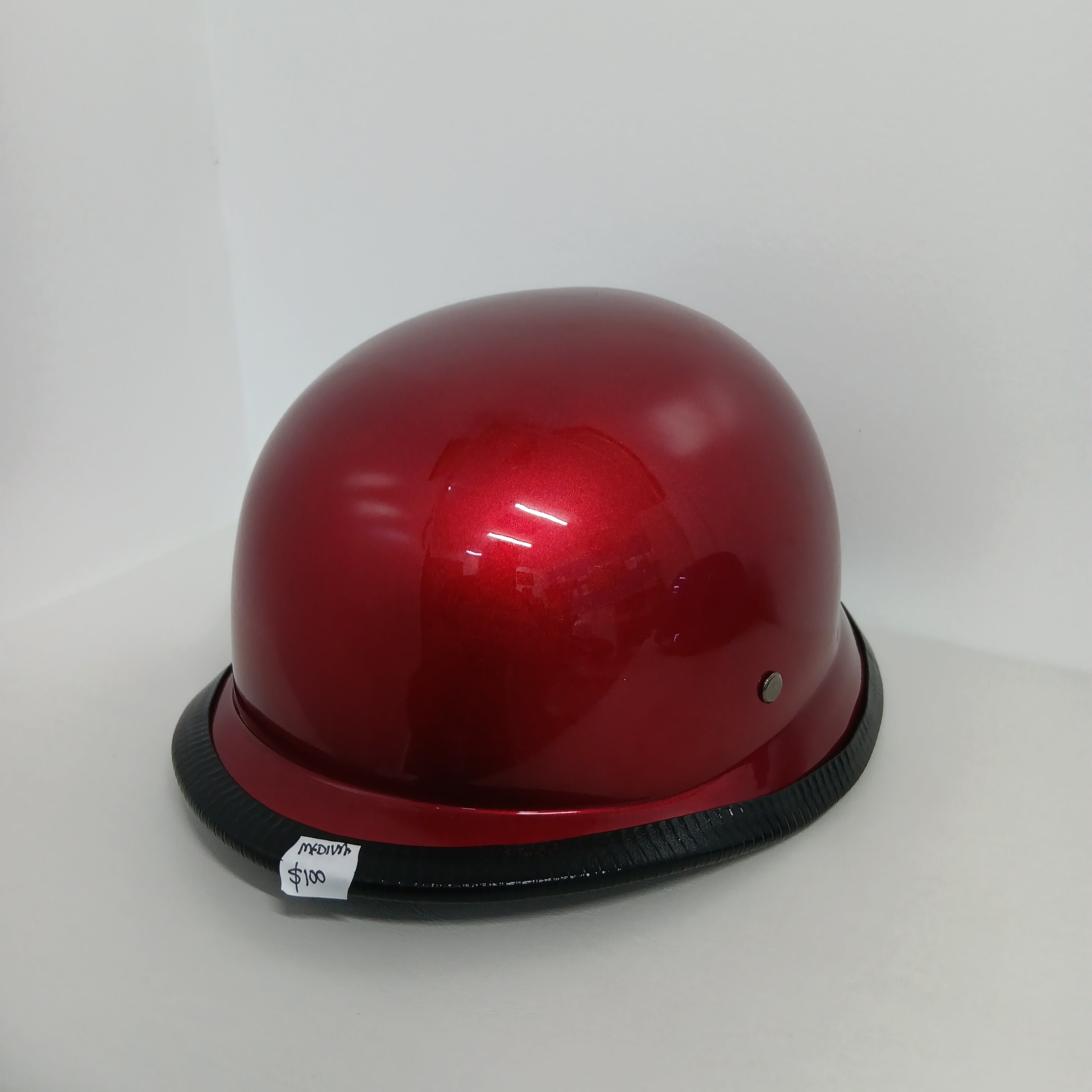 german motorcycle helmet nz German helmet (metallic red) – Skingraft Rotorua