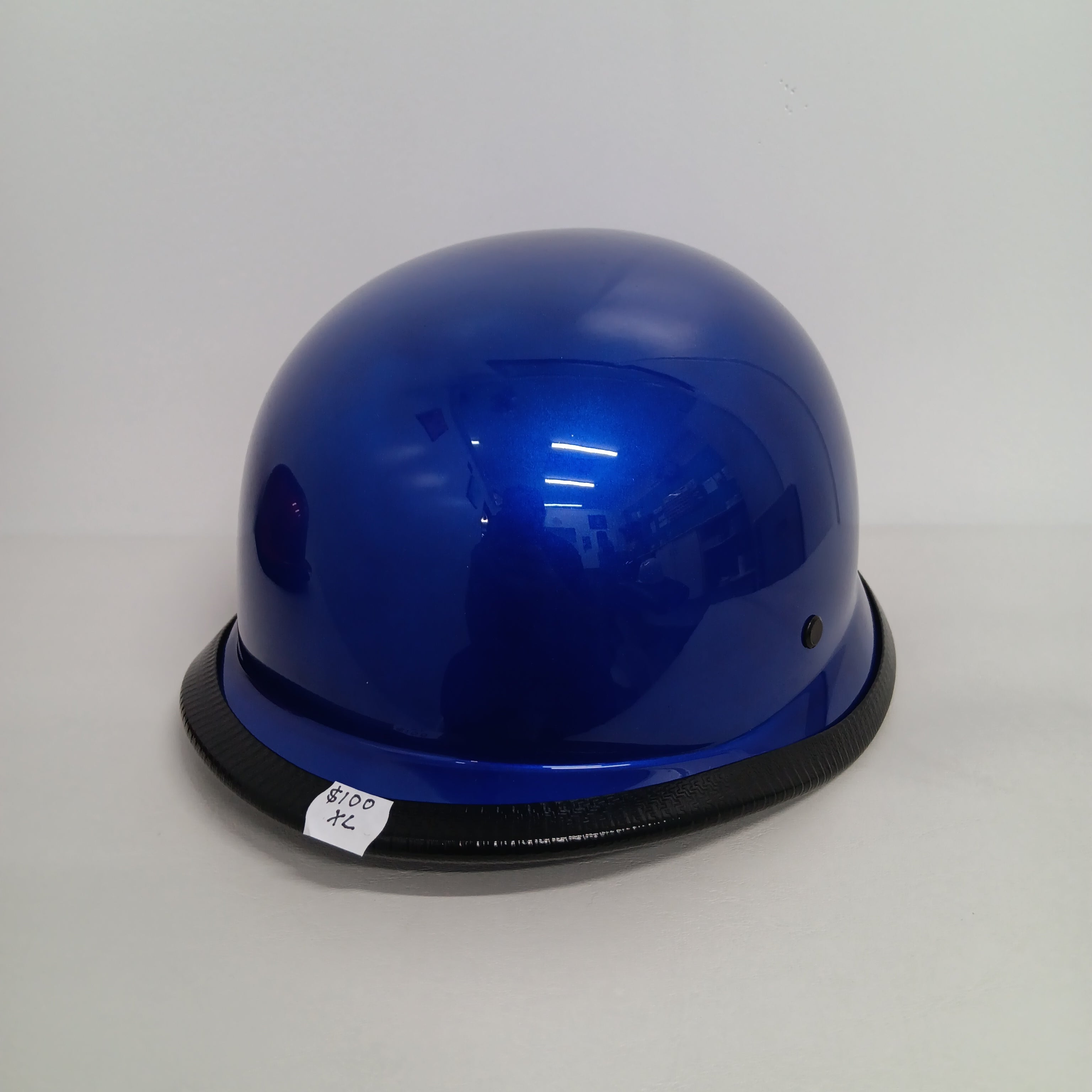 german motorcycle helmet nz German helmet (Metallic Blue) – Skingraft Rotorua