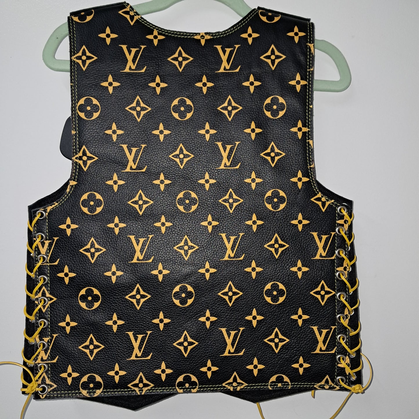 Kids Vest - Gold LV print (Made to order)