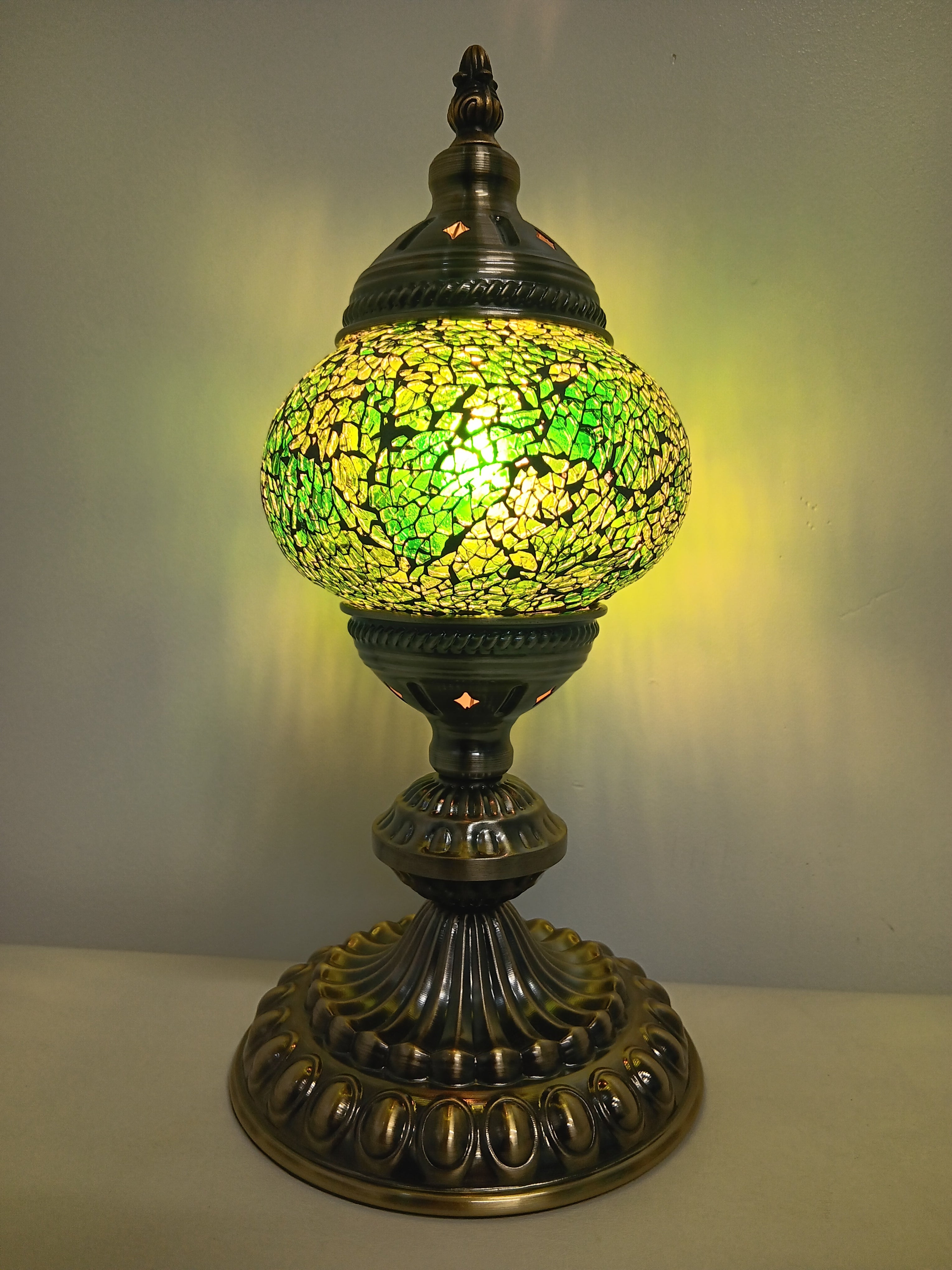 Turkish Mosaic Lamp - Yellow