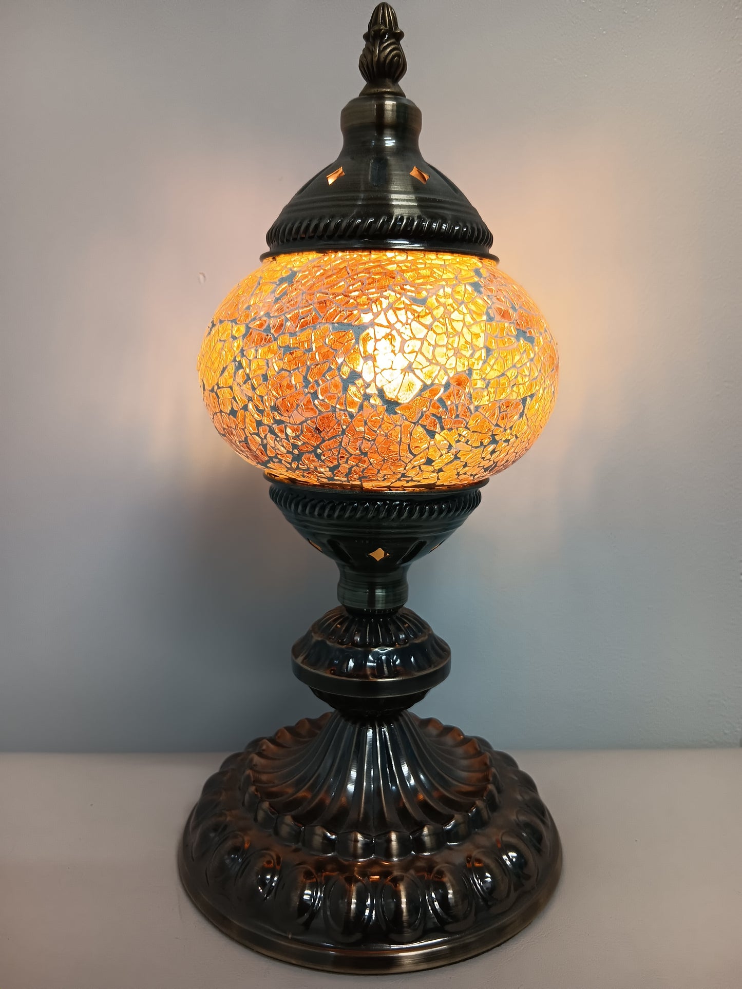 Turkish Mosaic Lamp - Orange