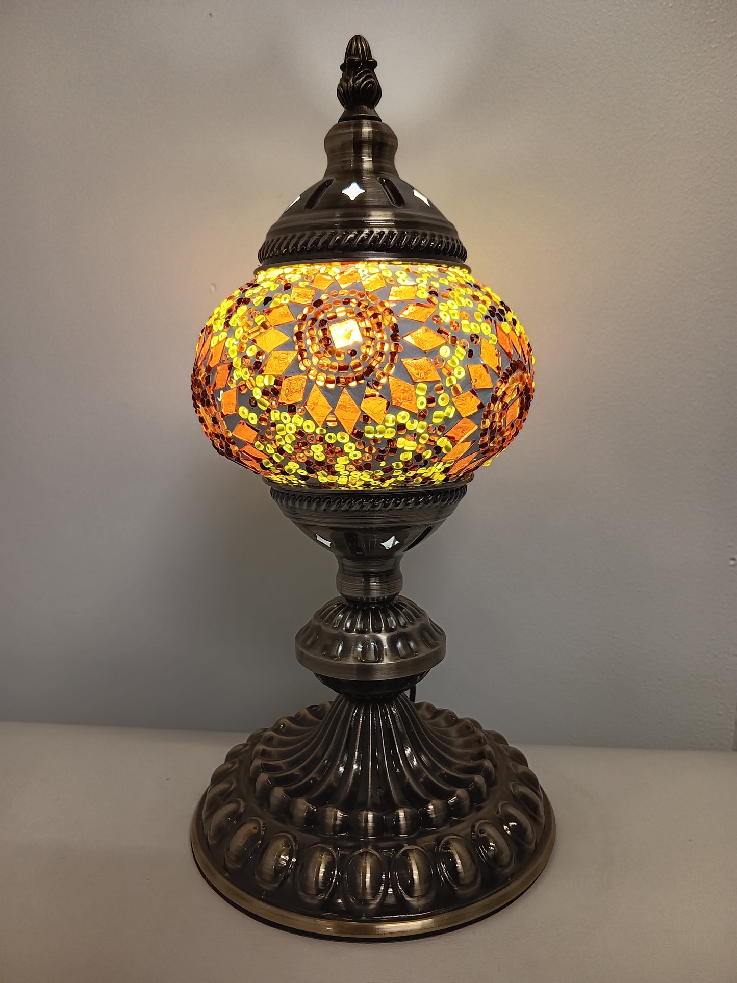 Turkish Mosaic Lamp - Yellow