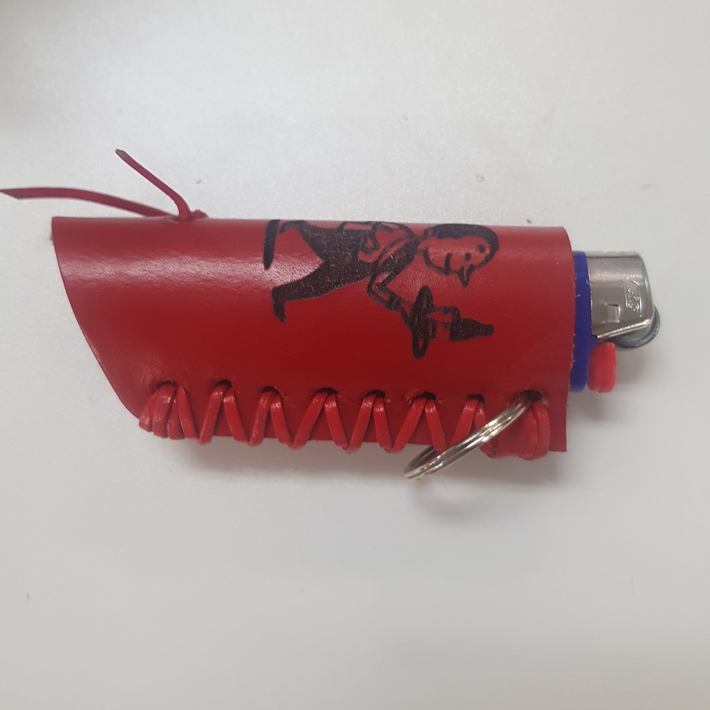 Lighter Holder - Red Waikato Man