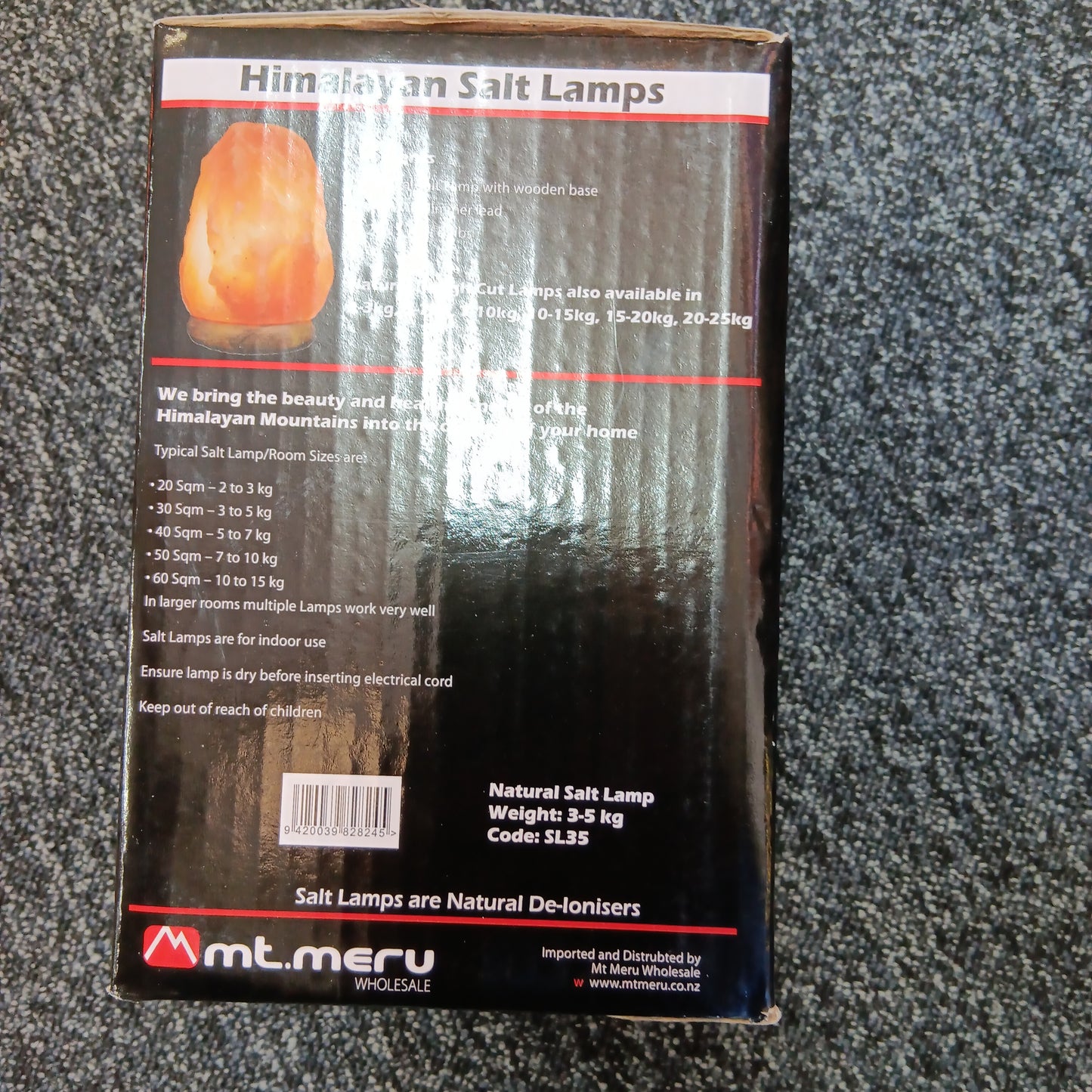 Saltlamp 3-5kg