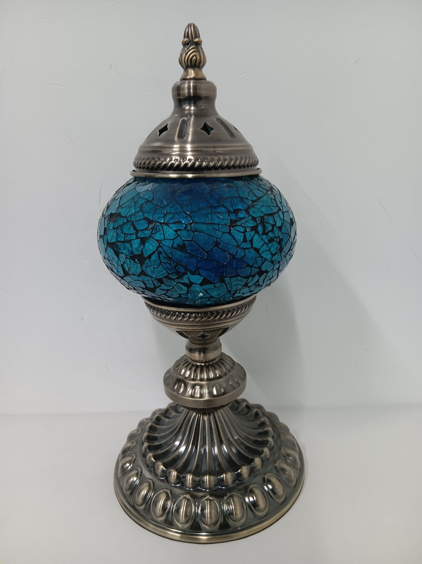 Turkish Mosaic Lamp - Lite Blue