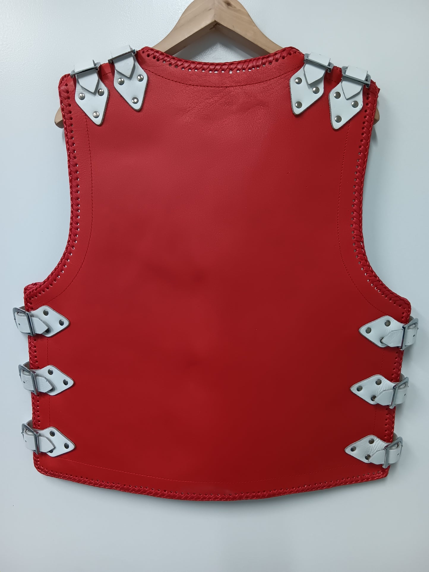 Vest - Red w/White Straps