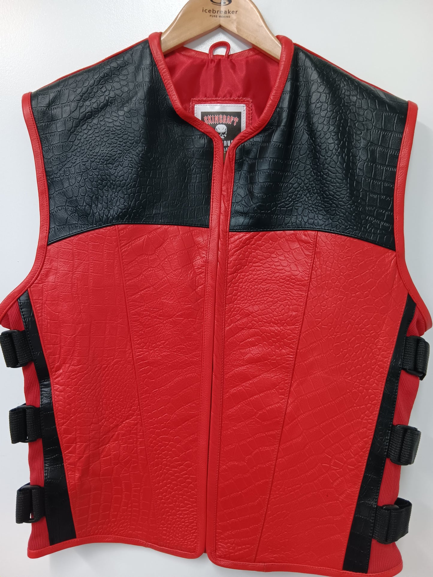 Vest - Black & Red Swat