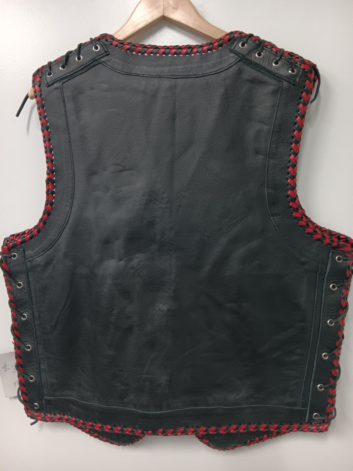 Leather Vest - Plaited