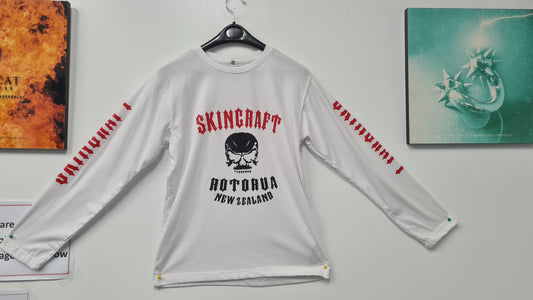 T Shirt - Skingraft White Long Sleeve