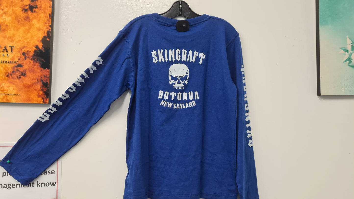 T Shirt - Skingraft Blue Long Sleeve