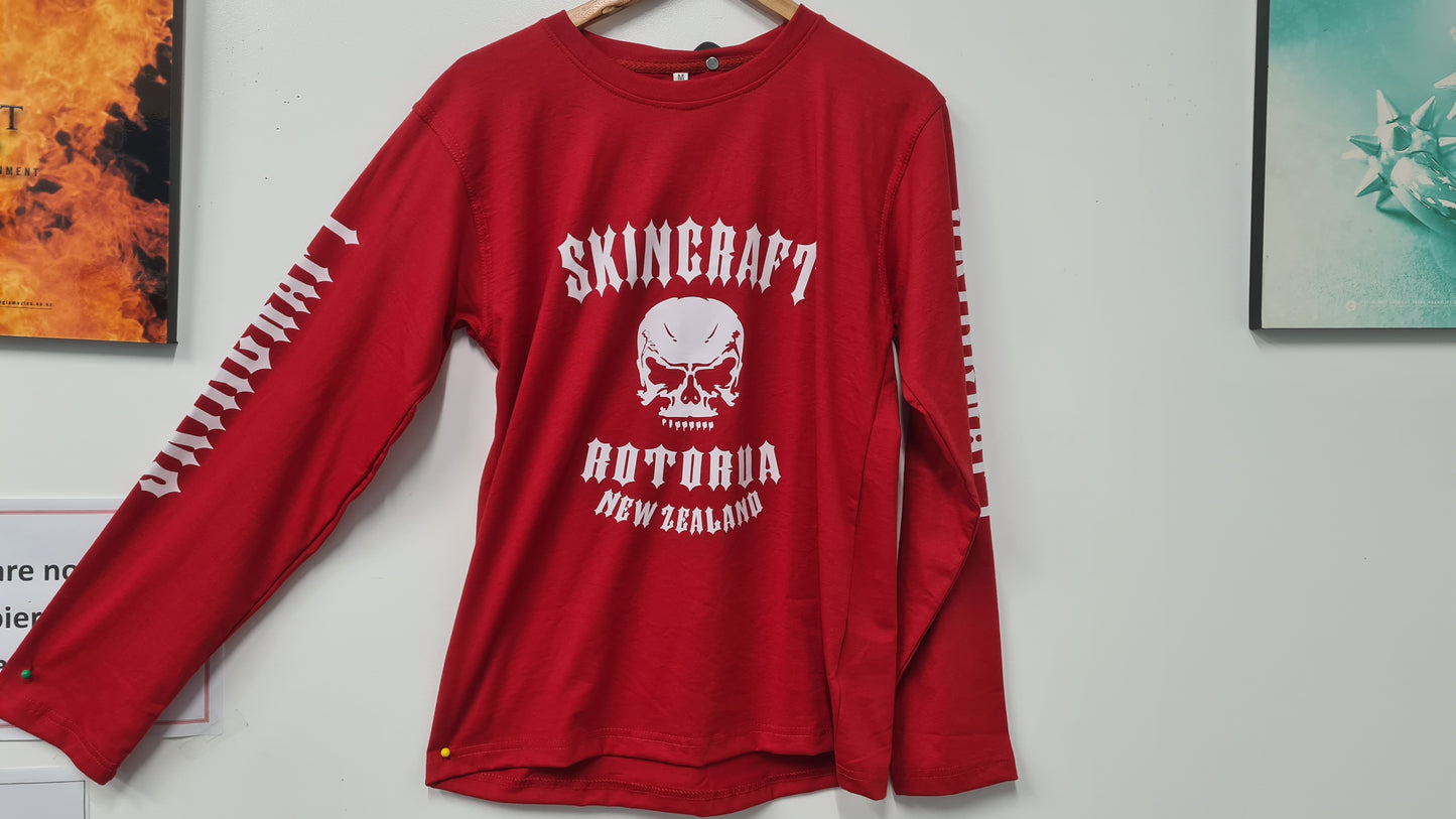 T Shirt - Skingraft Red Long Sleeve