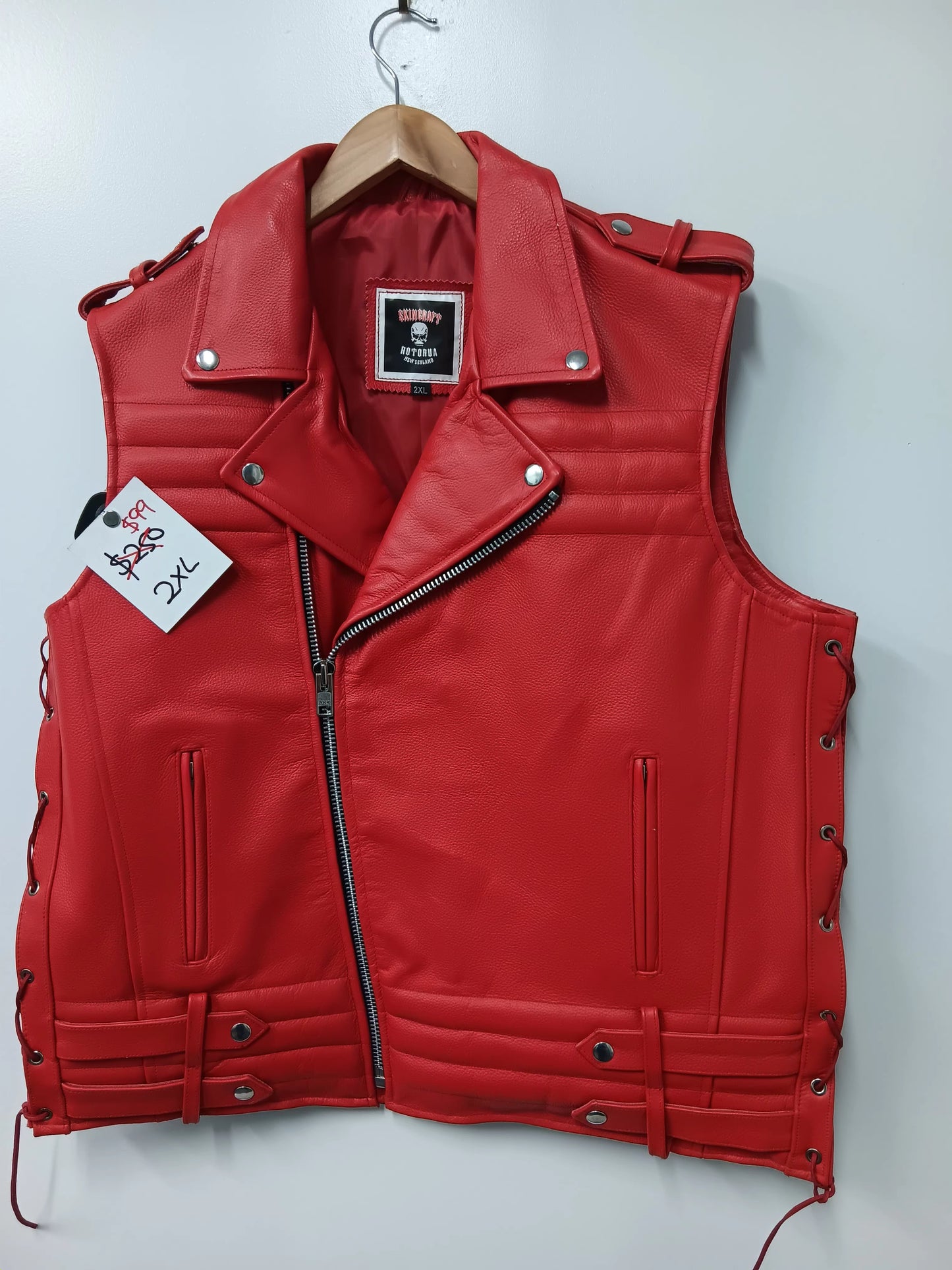 $99 Vest sale - Red jacket