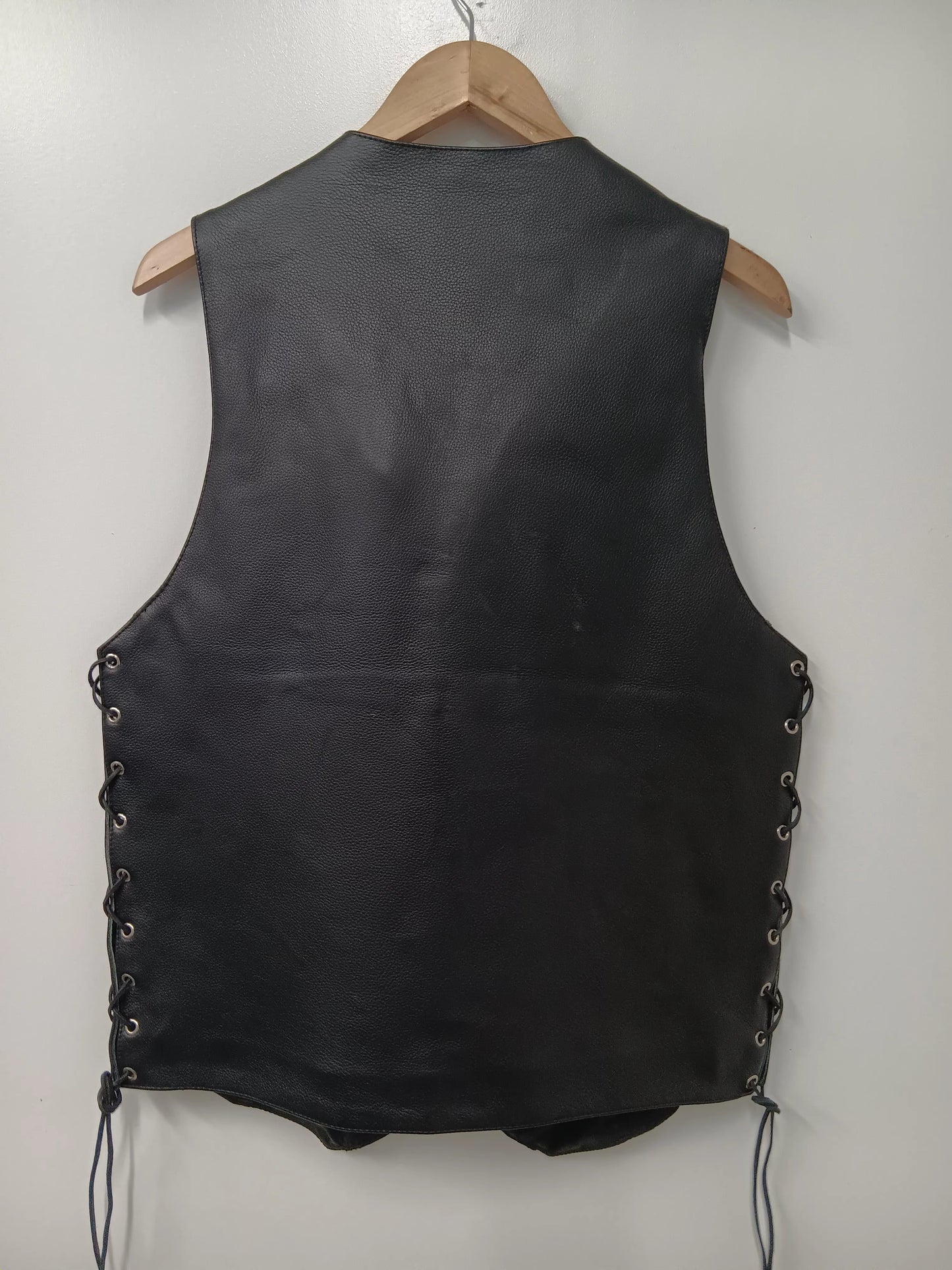 $99 Vest - Leather domed front vests