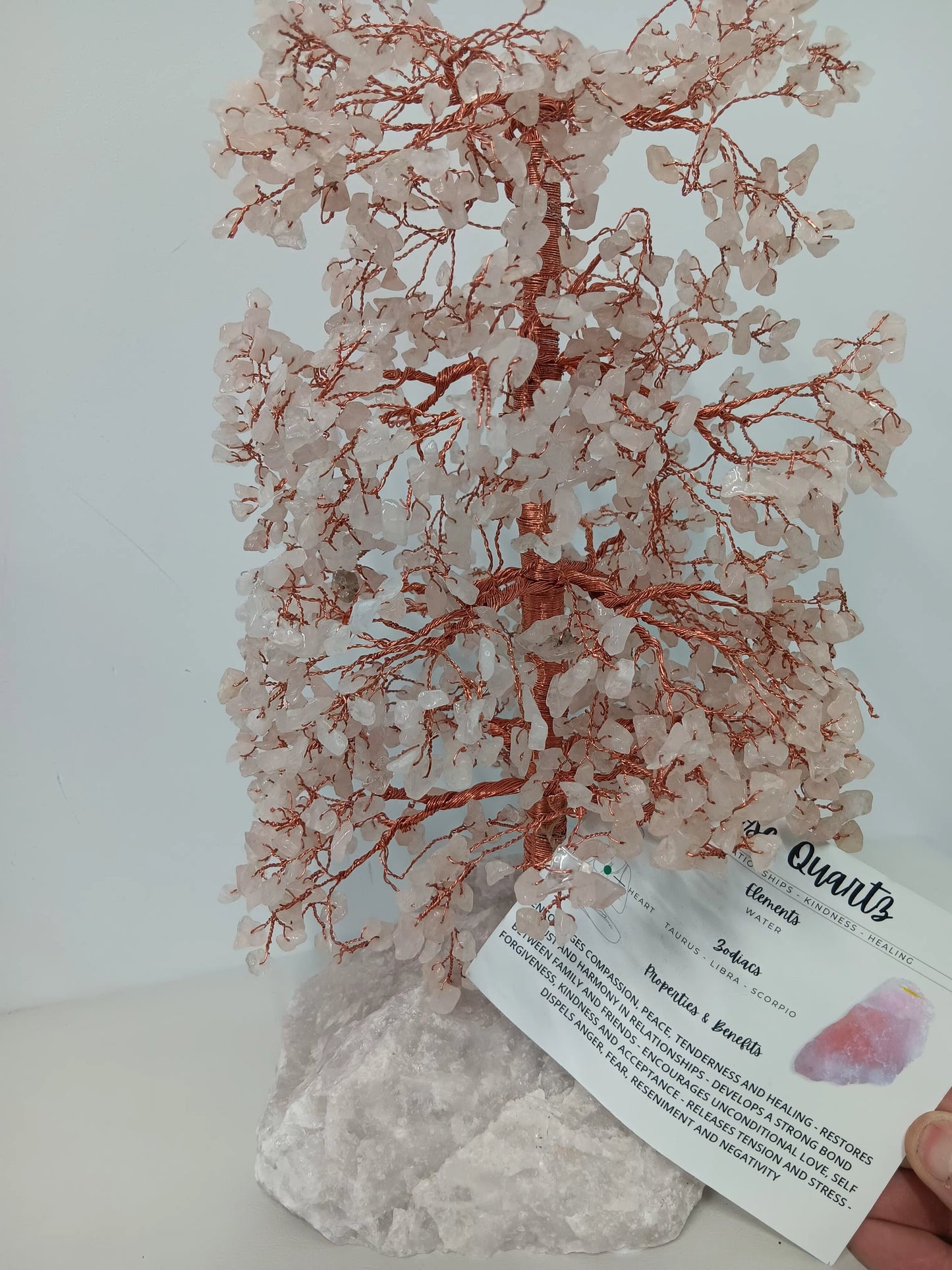 Crystal Tree - Rose Quartz