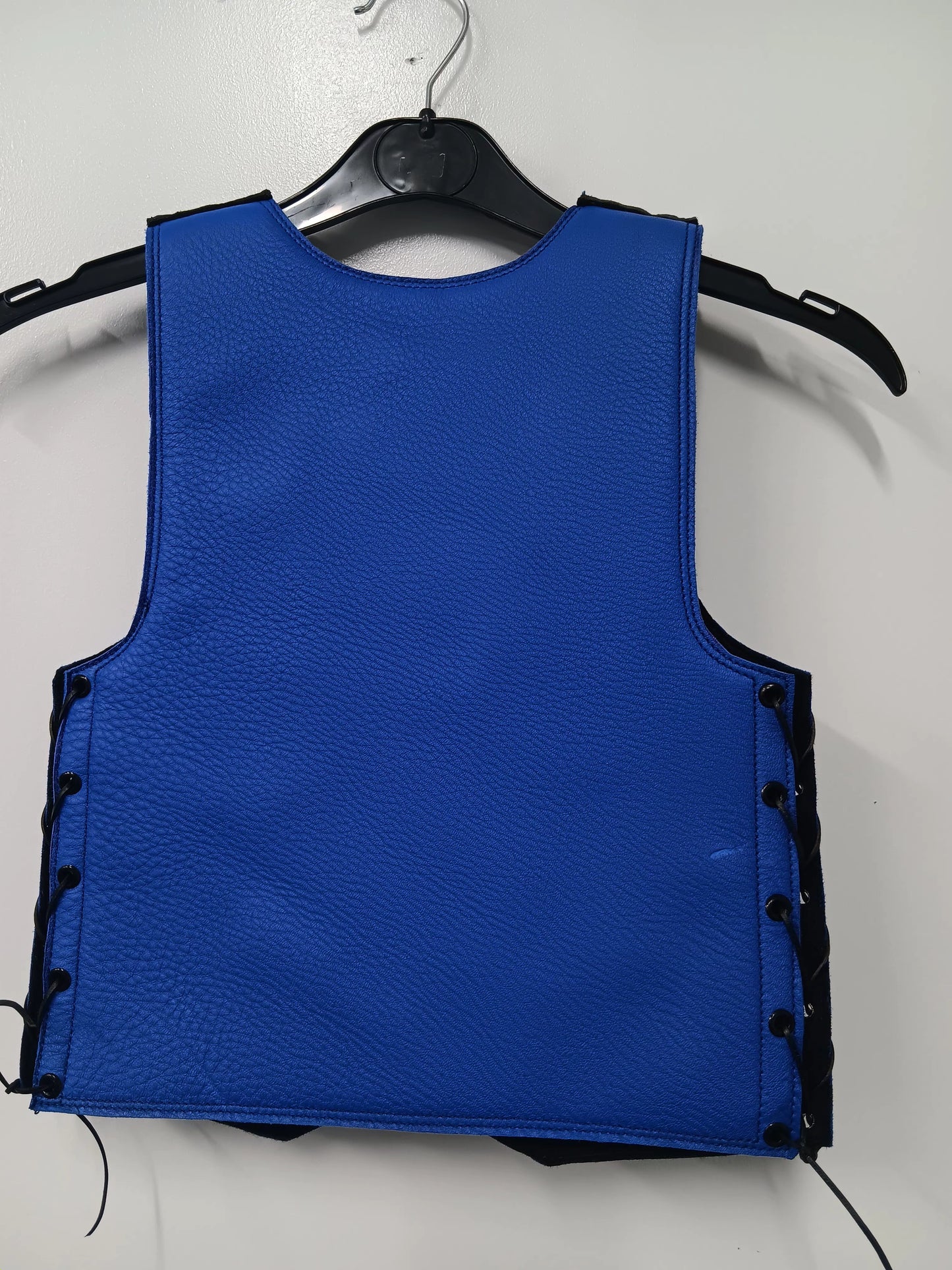 Kids Vest - Black/Blue Design