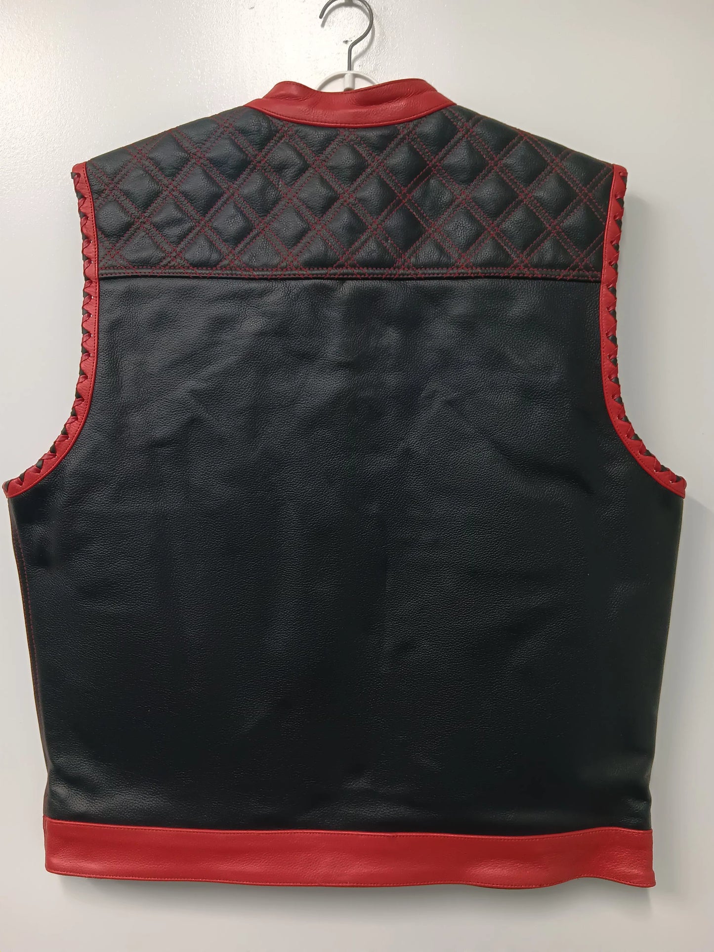 Vest - Red black padded top