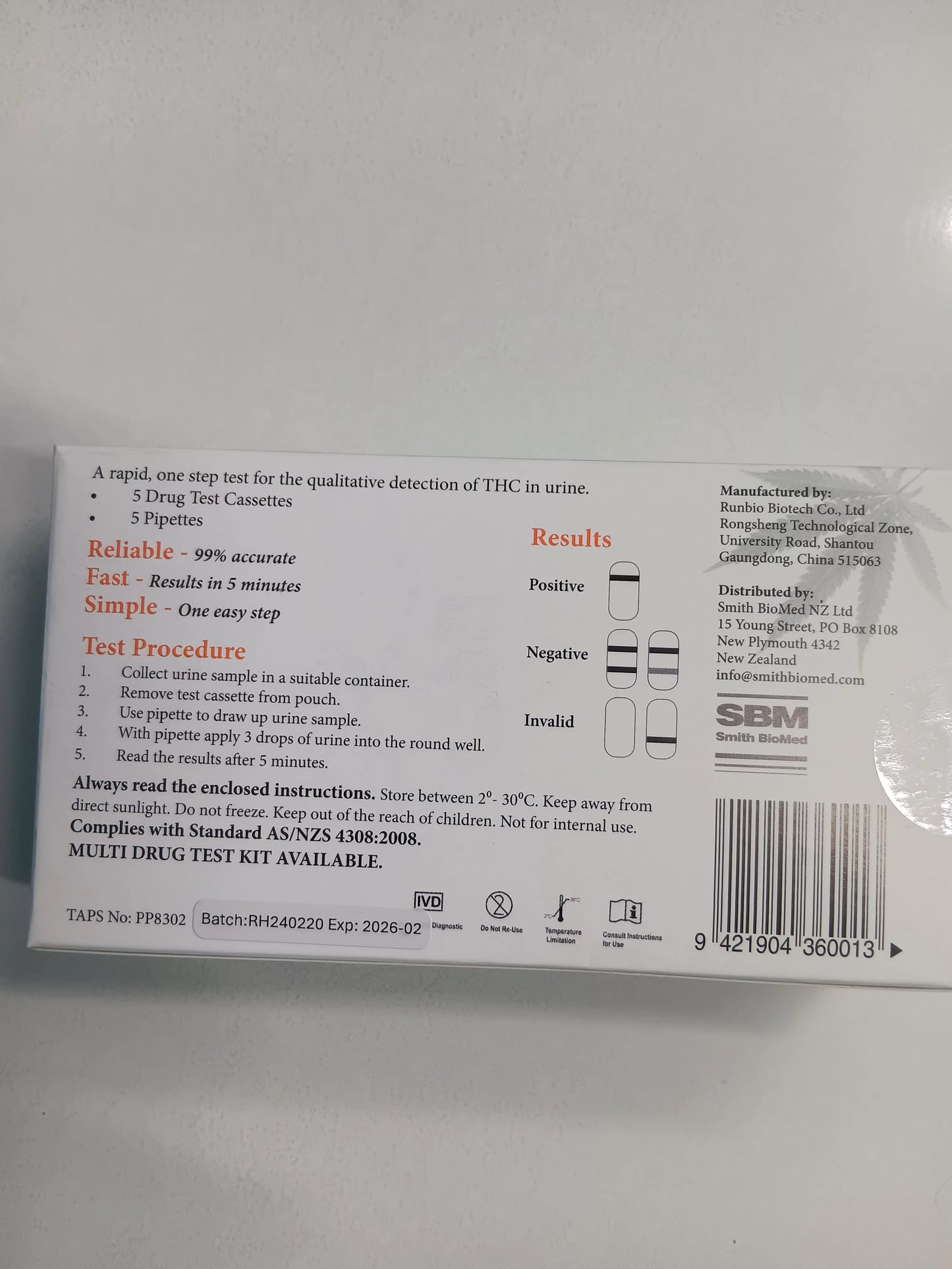 Drug Tests (5 Pack)