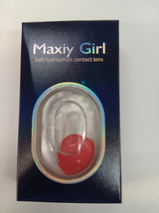 Red mesh contact lenses