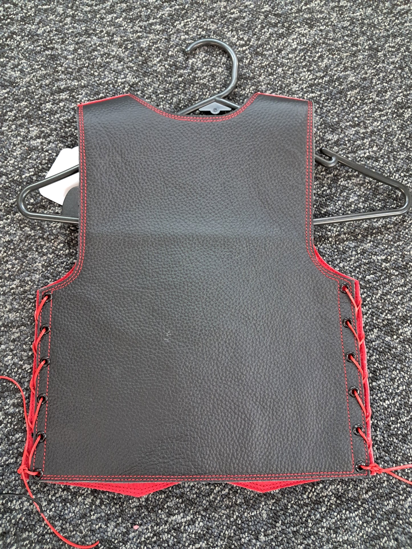 Kids Vest - Red w/Black Buckles