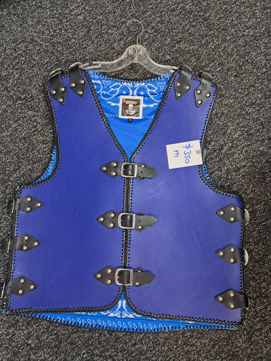 Vest - Blue w/Black buckles