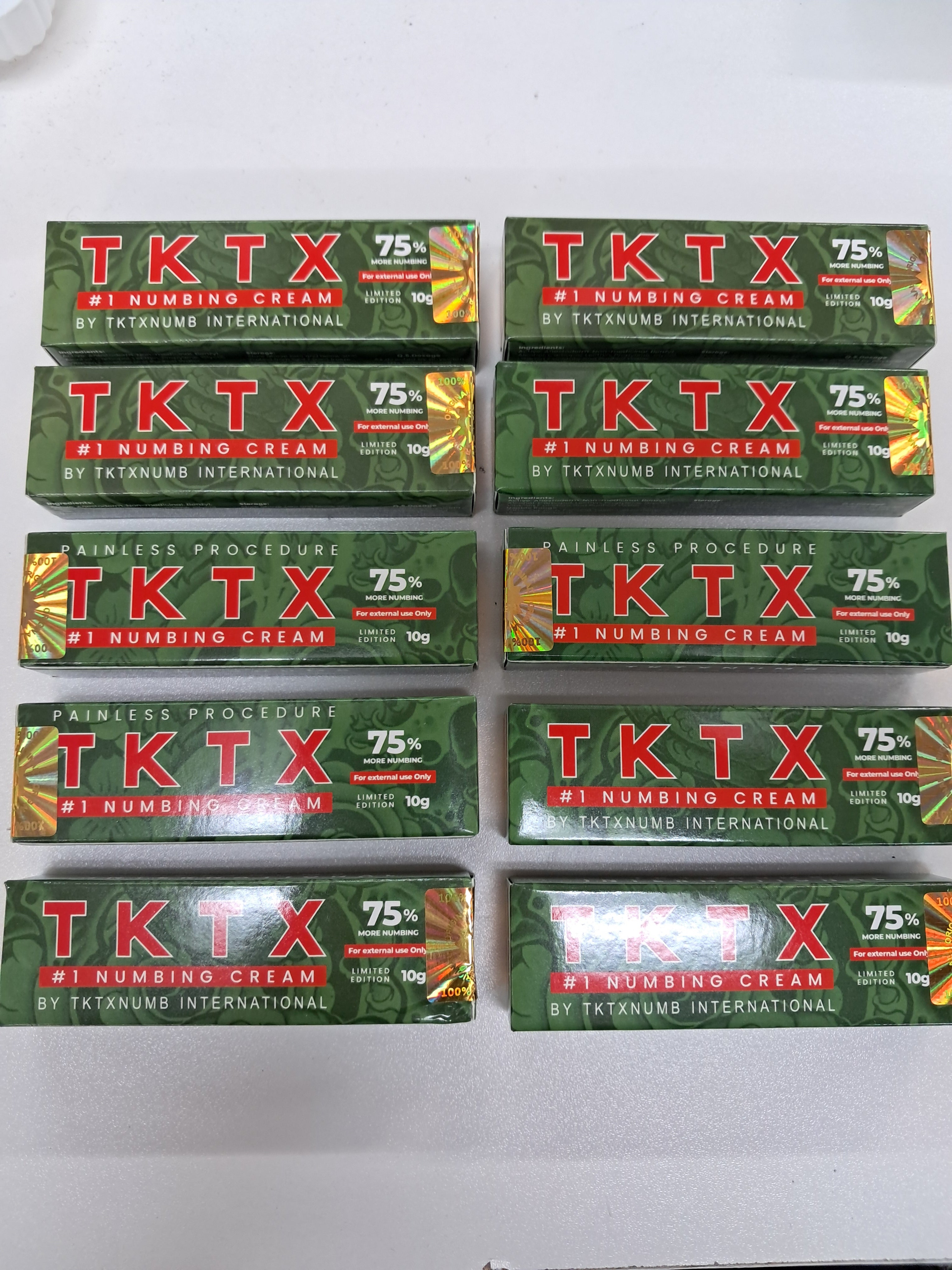 Tktx numbing cream