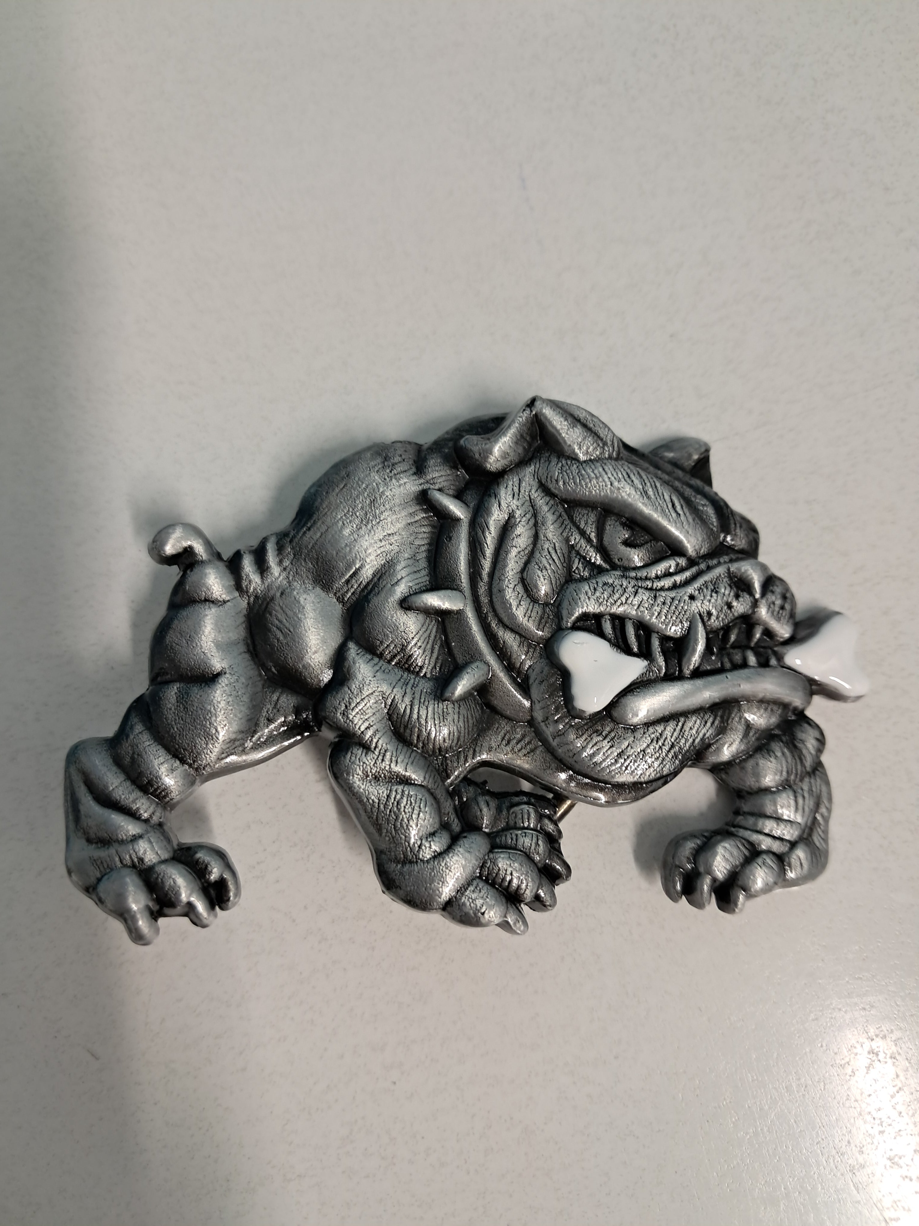Bulldog belt buckle