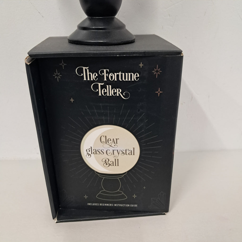 Clear glass crystal ball