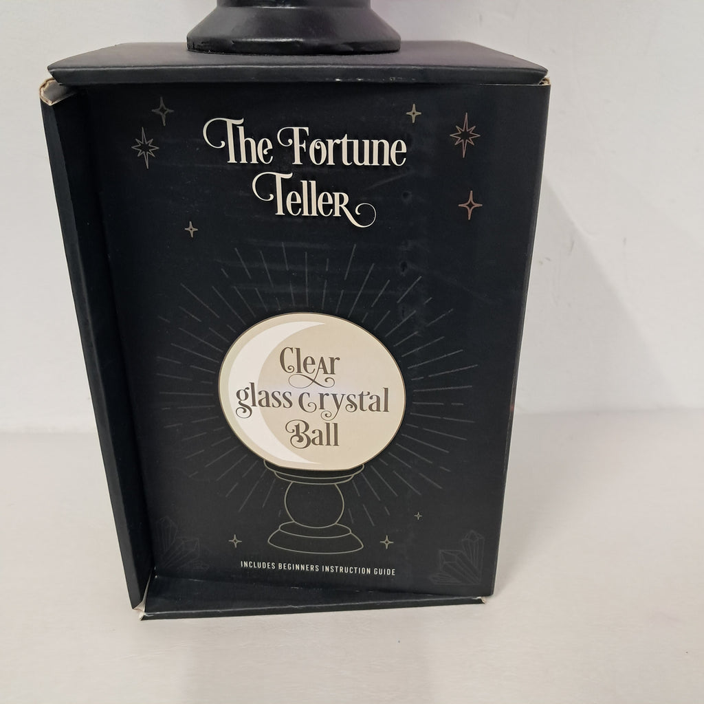 Blue crystal glass ball