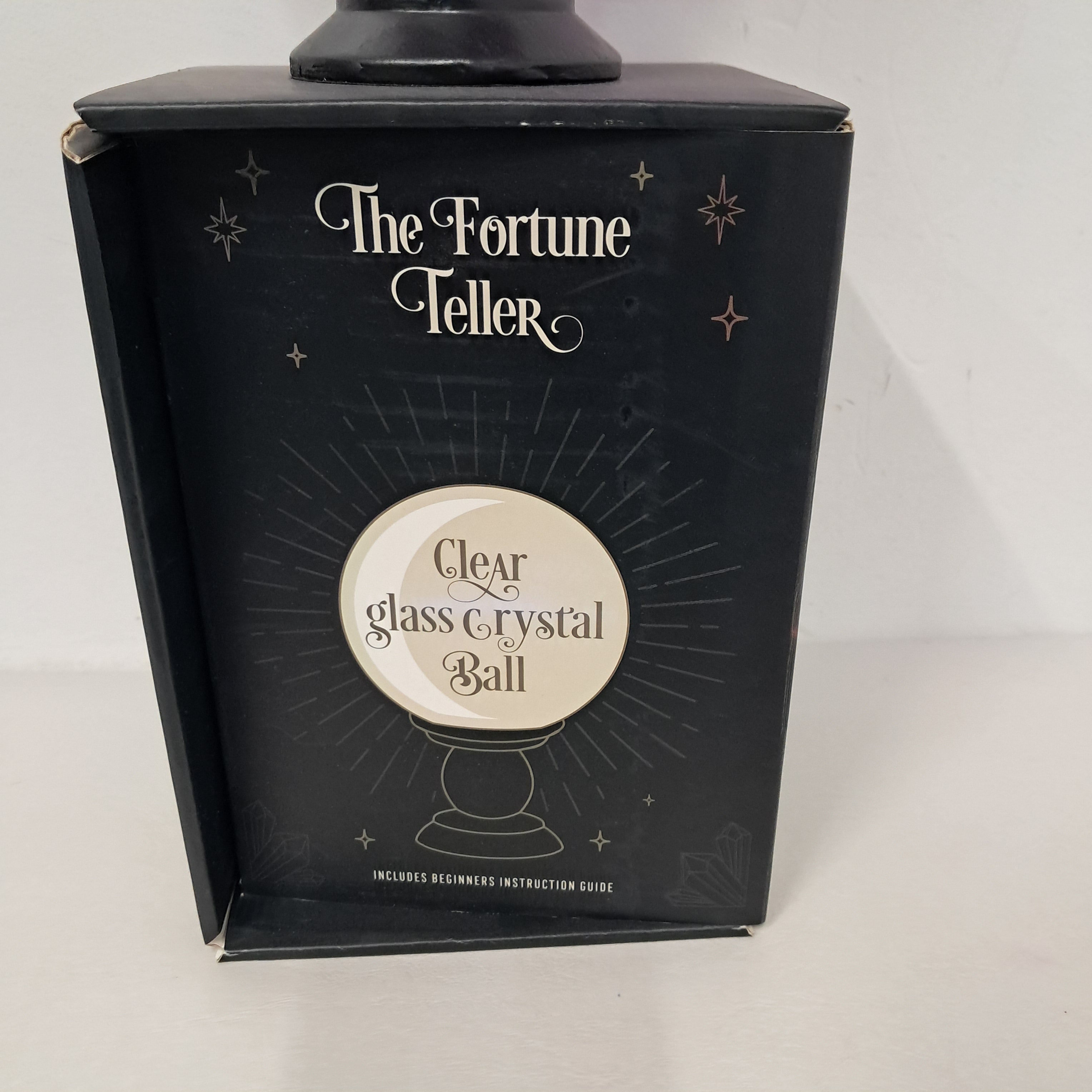 Blue crystal glass ball