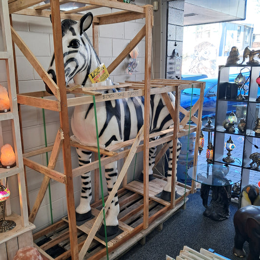 Zebra garden ornament