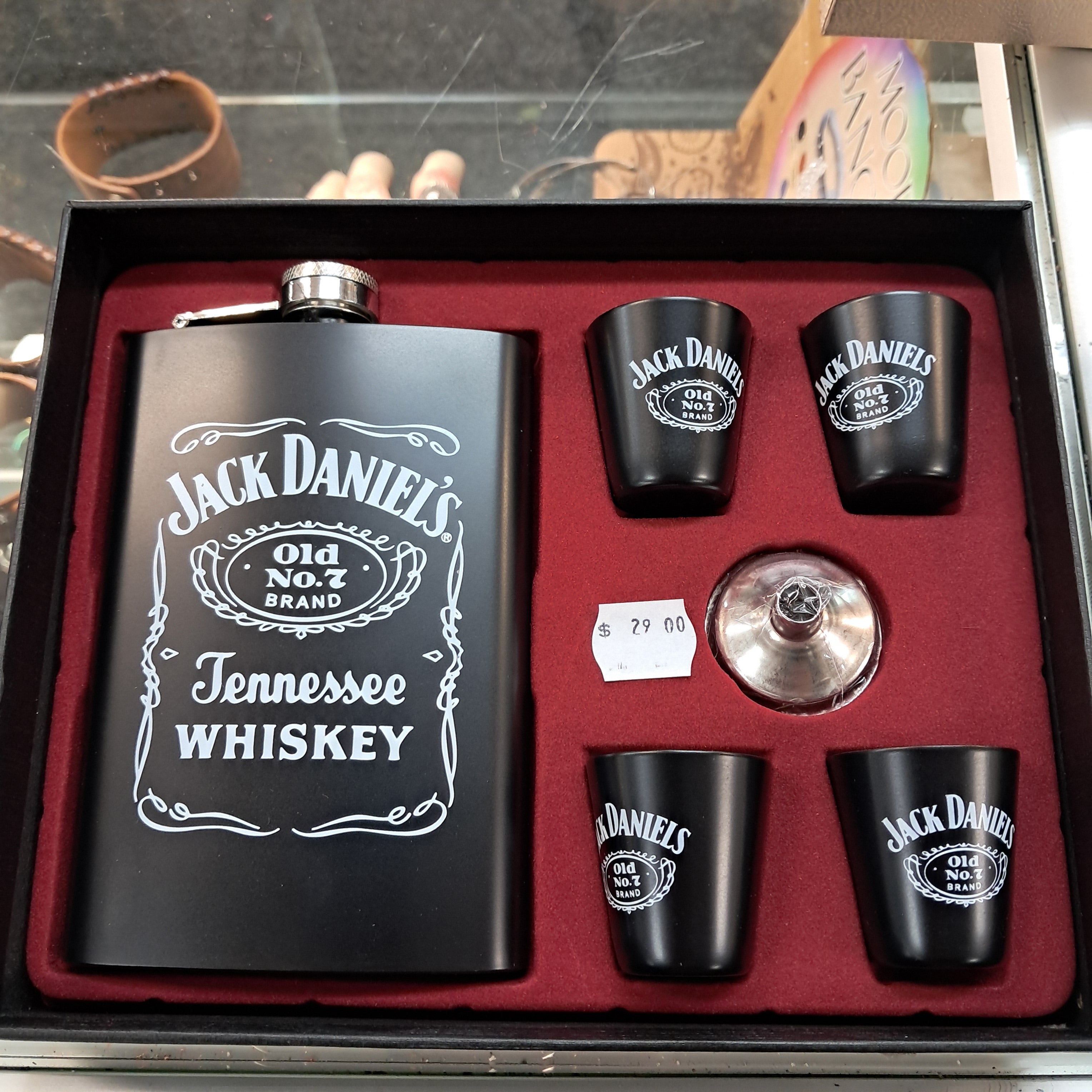 Jack daniels hipflask set