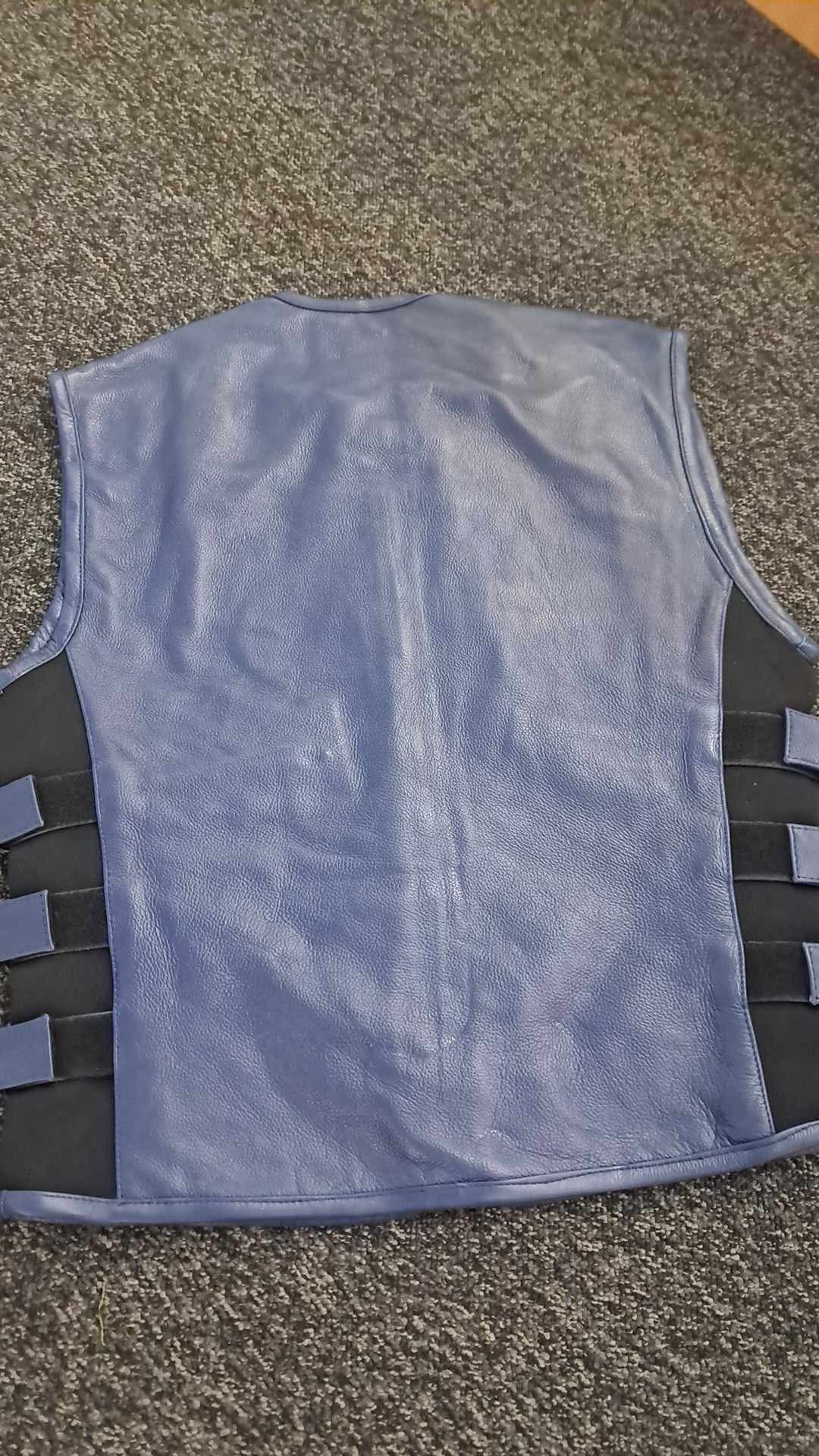 *NEW* Vest - Gold on Blue LV