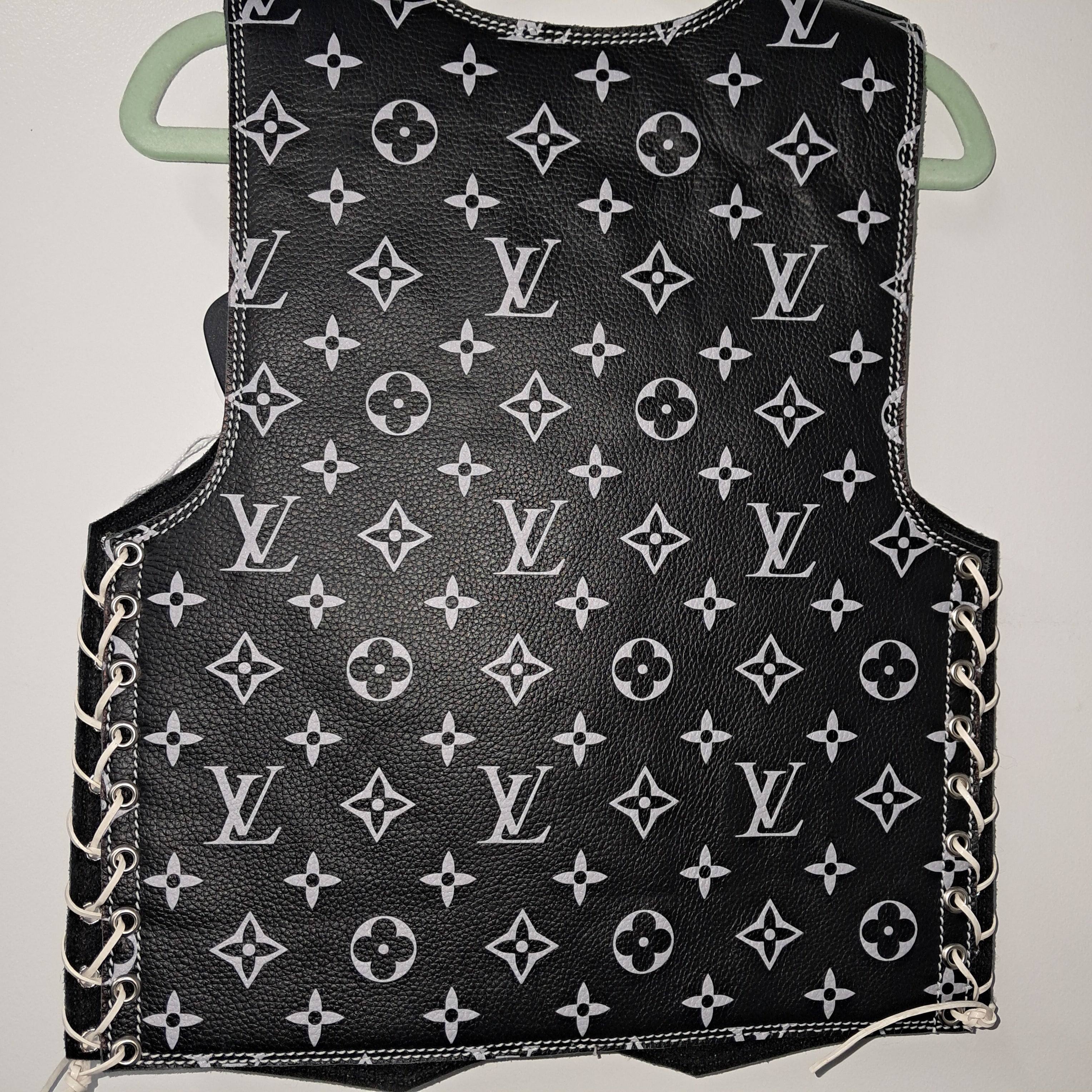 Kids Vest - Grey LV print (Made to order)