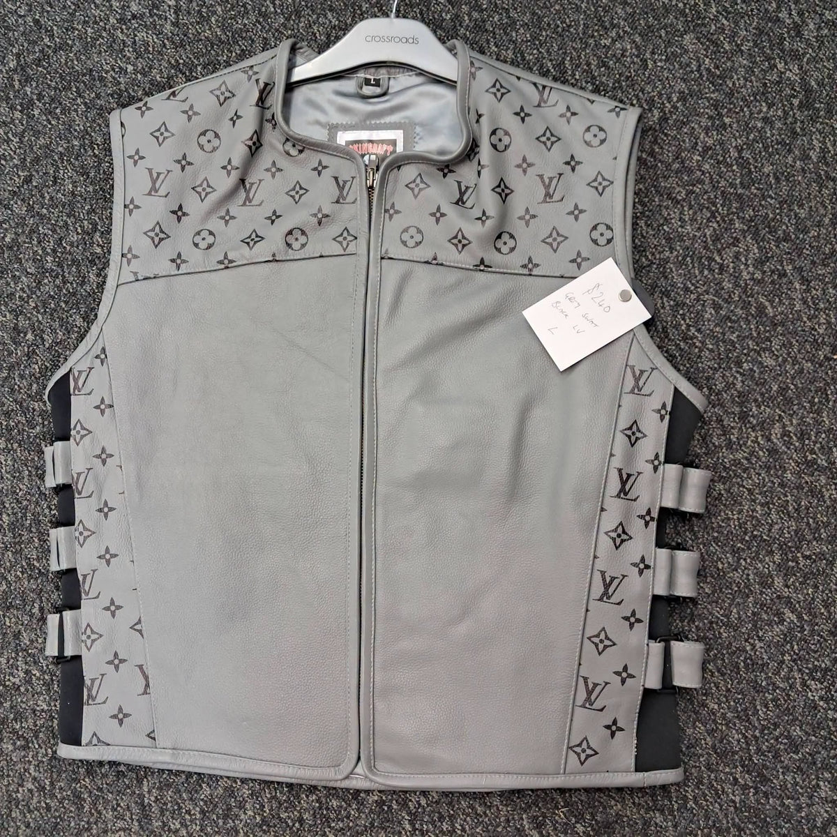 *NEW* Vest - Black on Grey LV