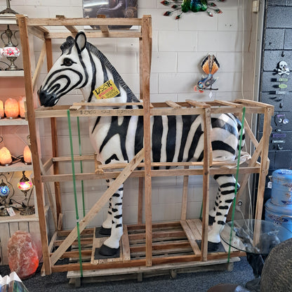 Zebra garden ornament