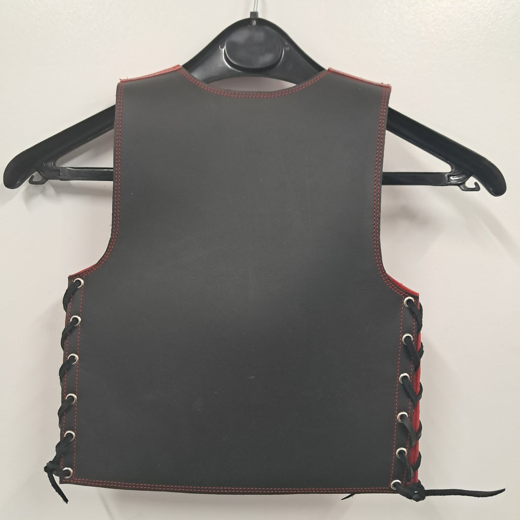 Kiddies leather vest