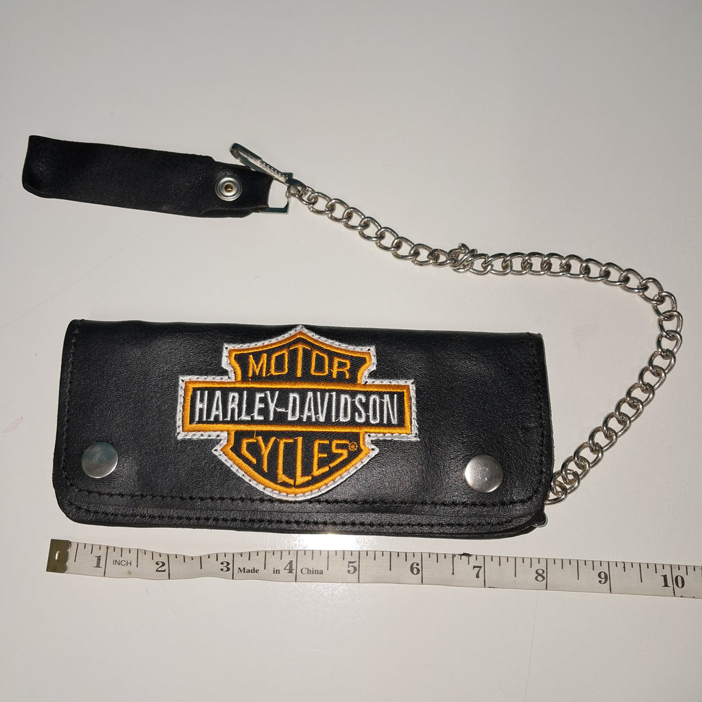 Leather bikers chain wallet - HD