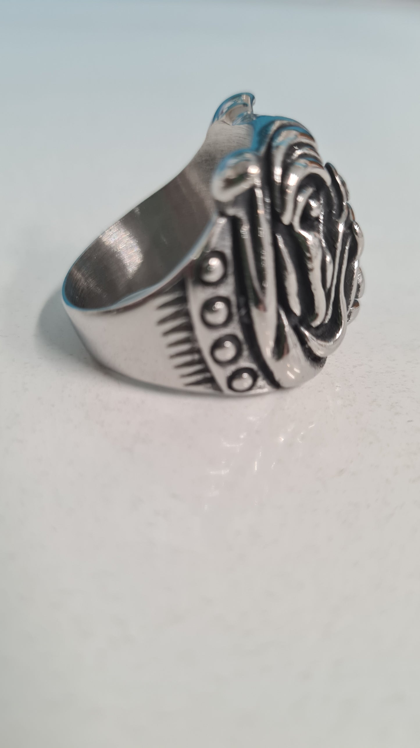 Ring - Silver Bull Dog