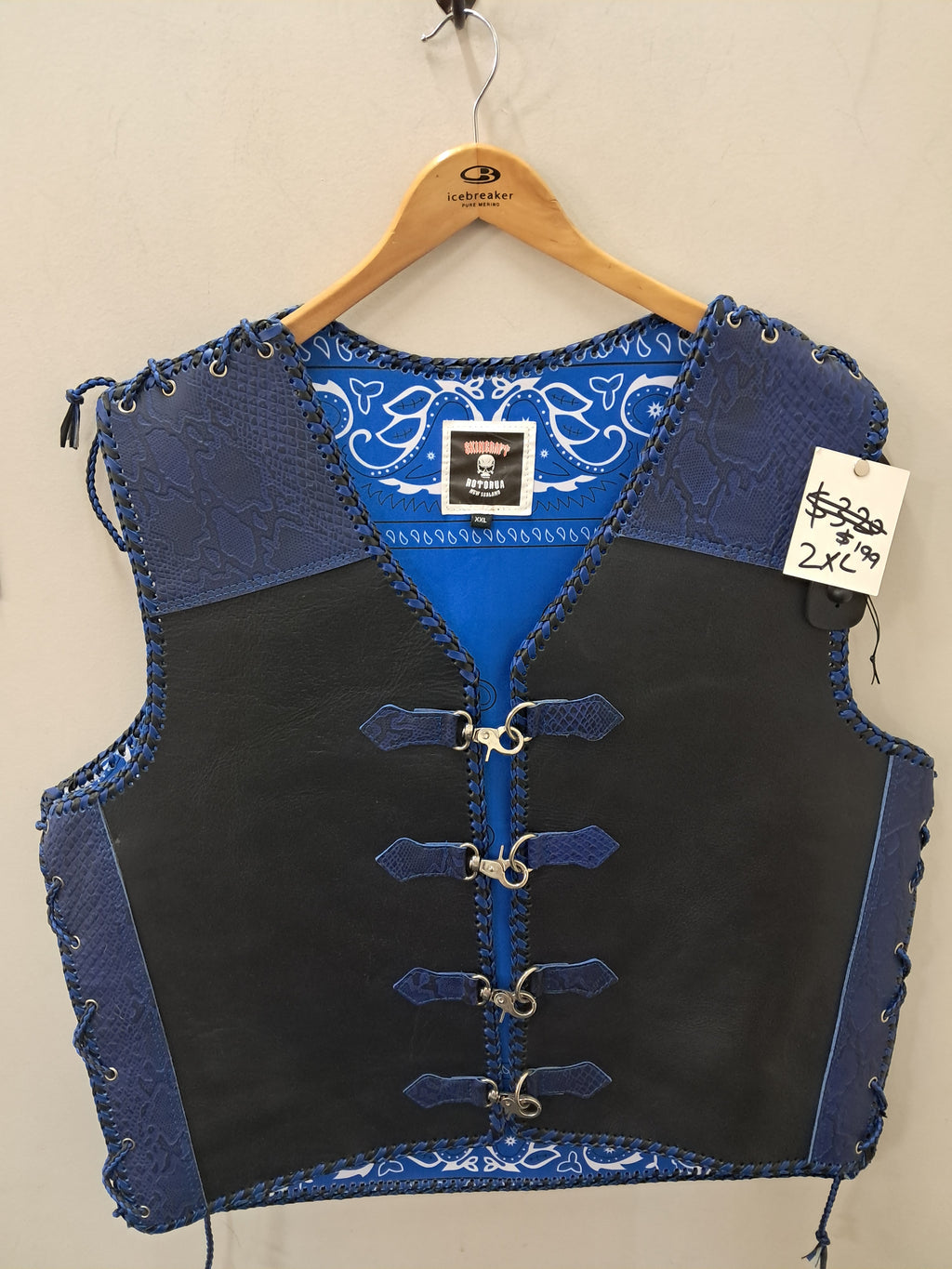 Bikers leather vests