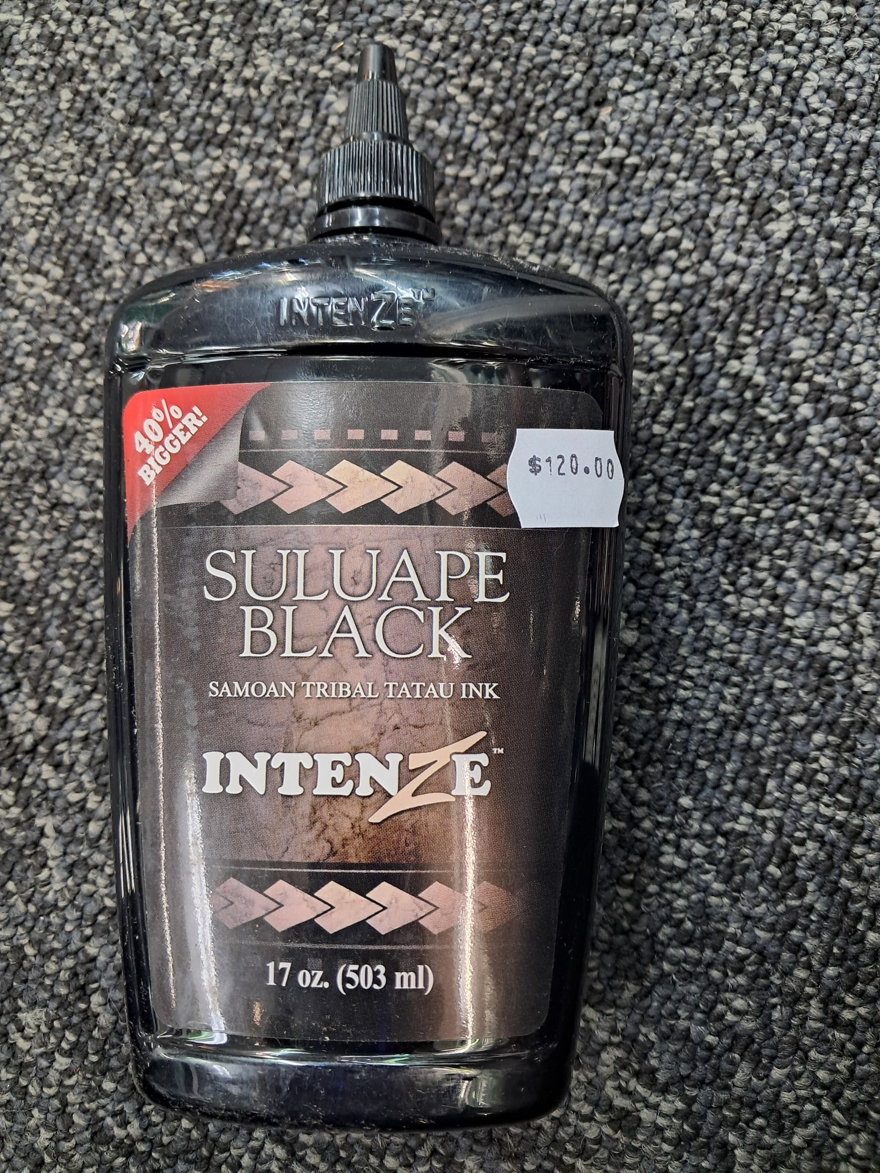 Intenze Suluape Black Tattoo Ink