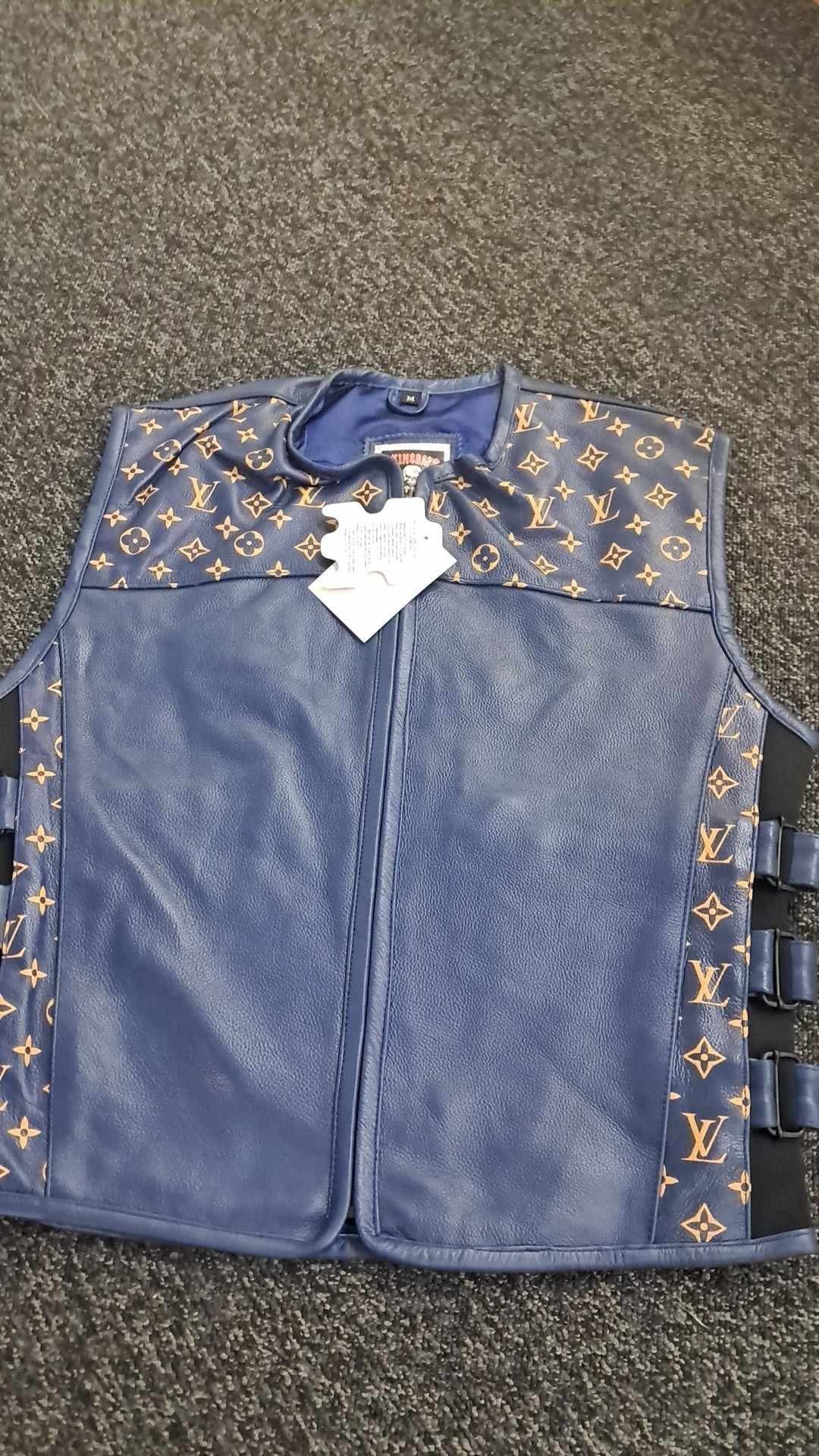 *NEW* Vest - Gold on Blue LV