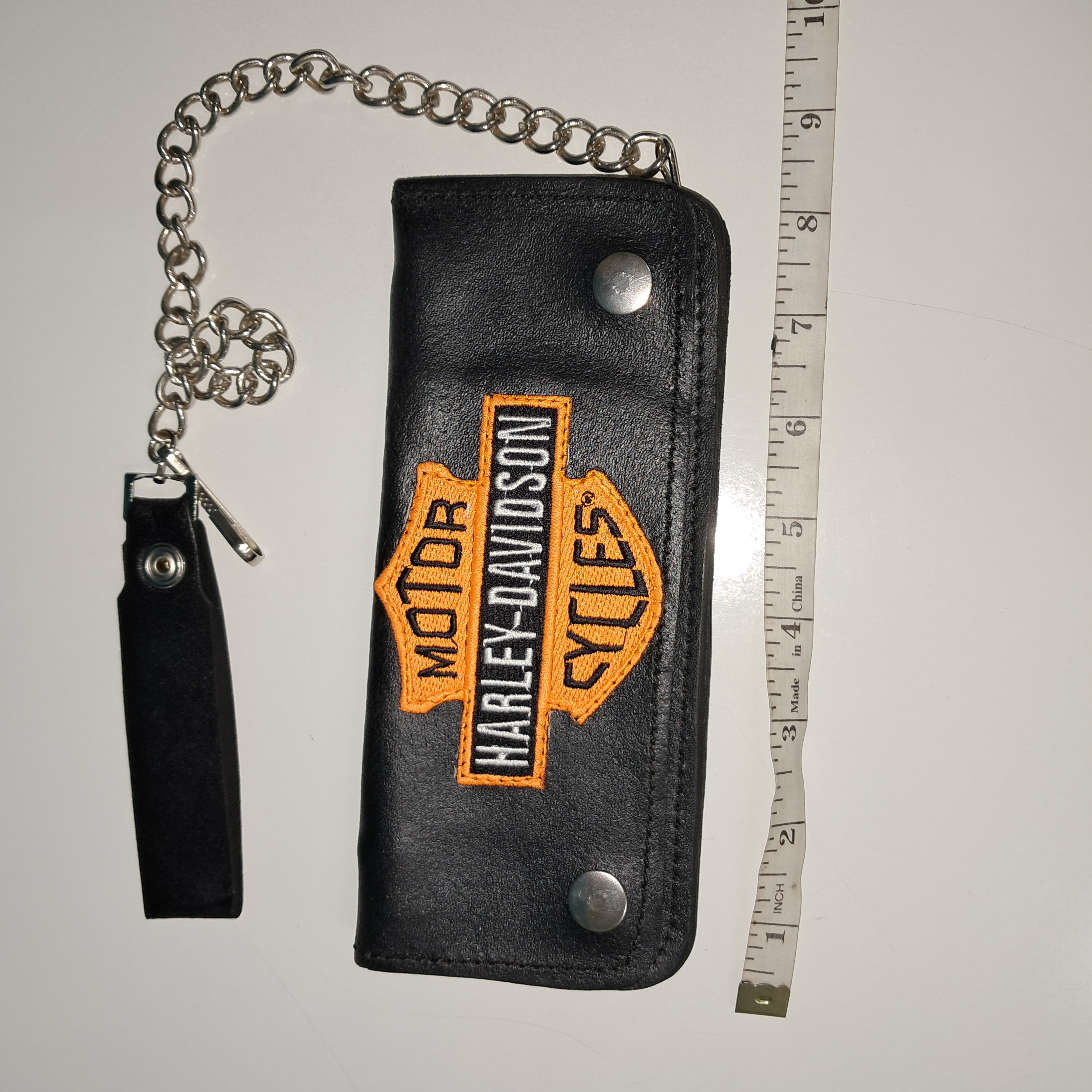 Leather bikers chain wallet - HD