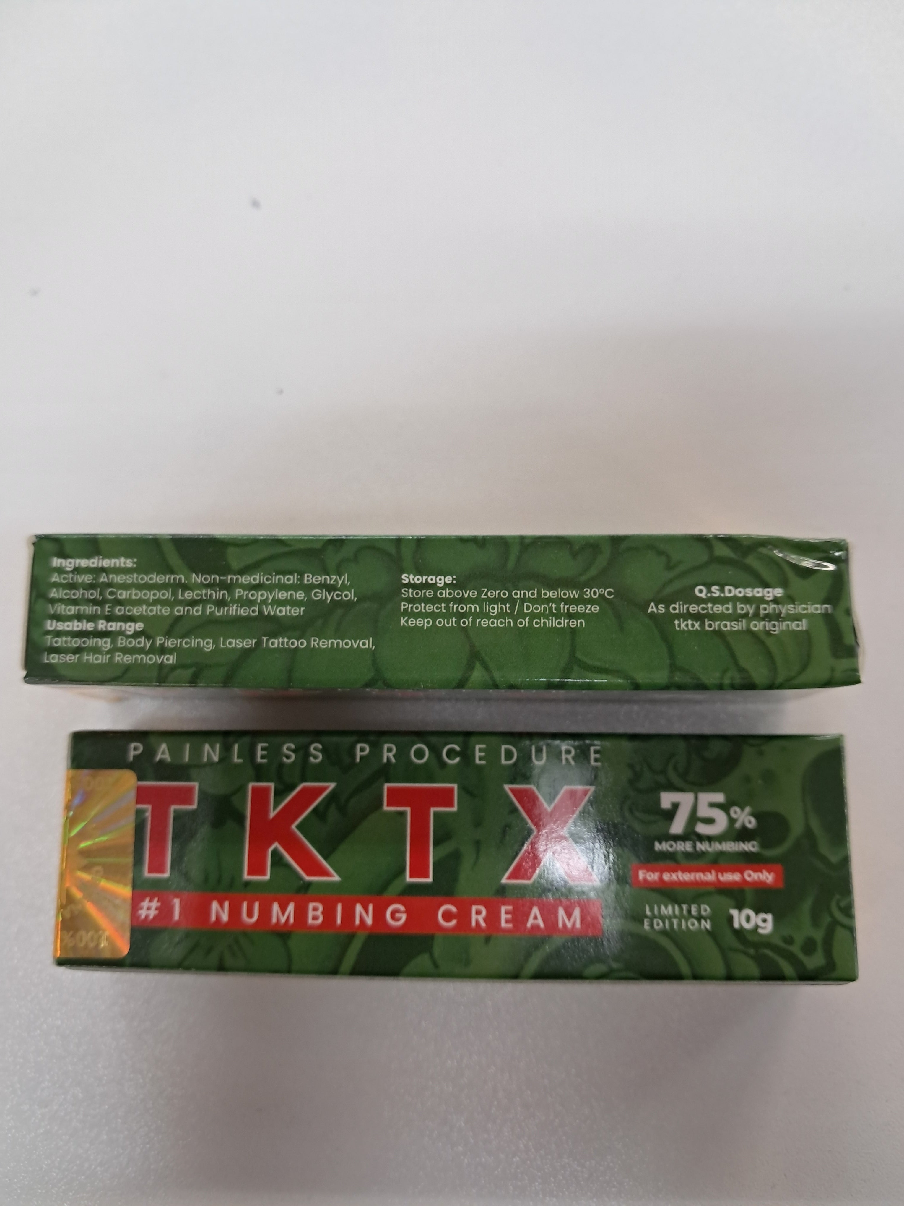 Tktx numbing cream