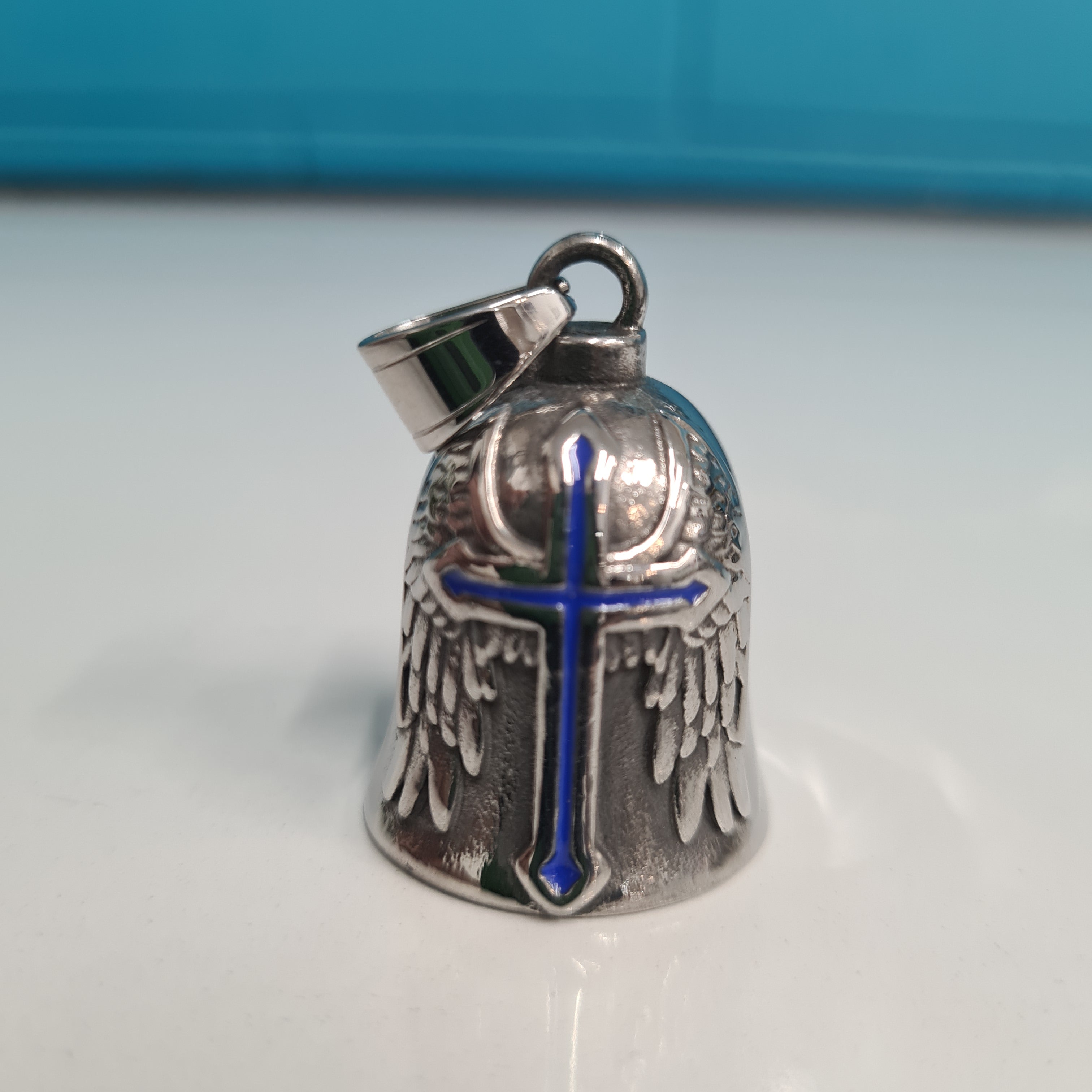 Gremlin/Guardian Bell - Blue cross w/wings