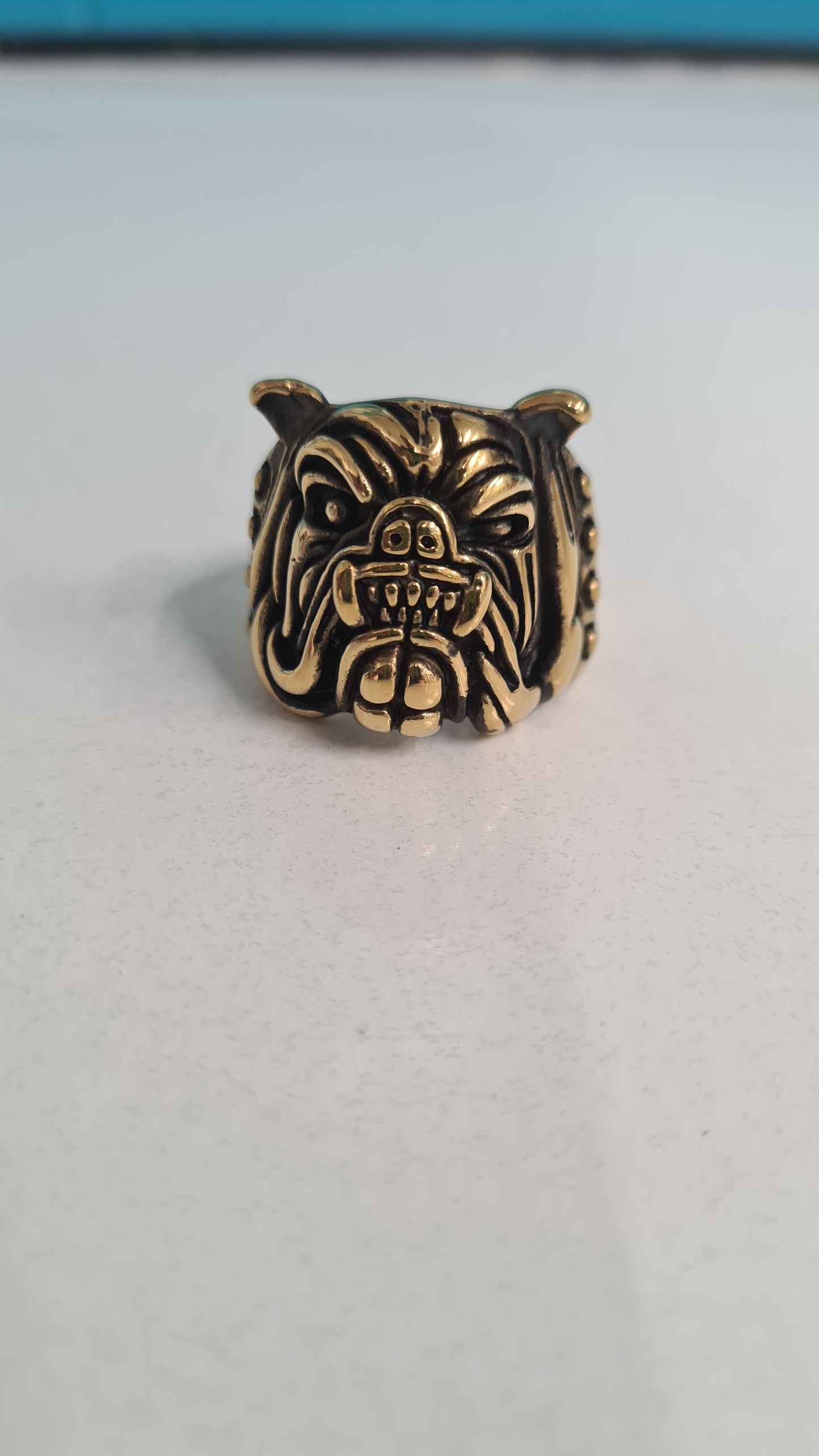 Ring - Gold Bull Dog