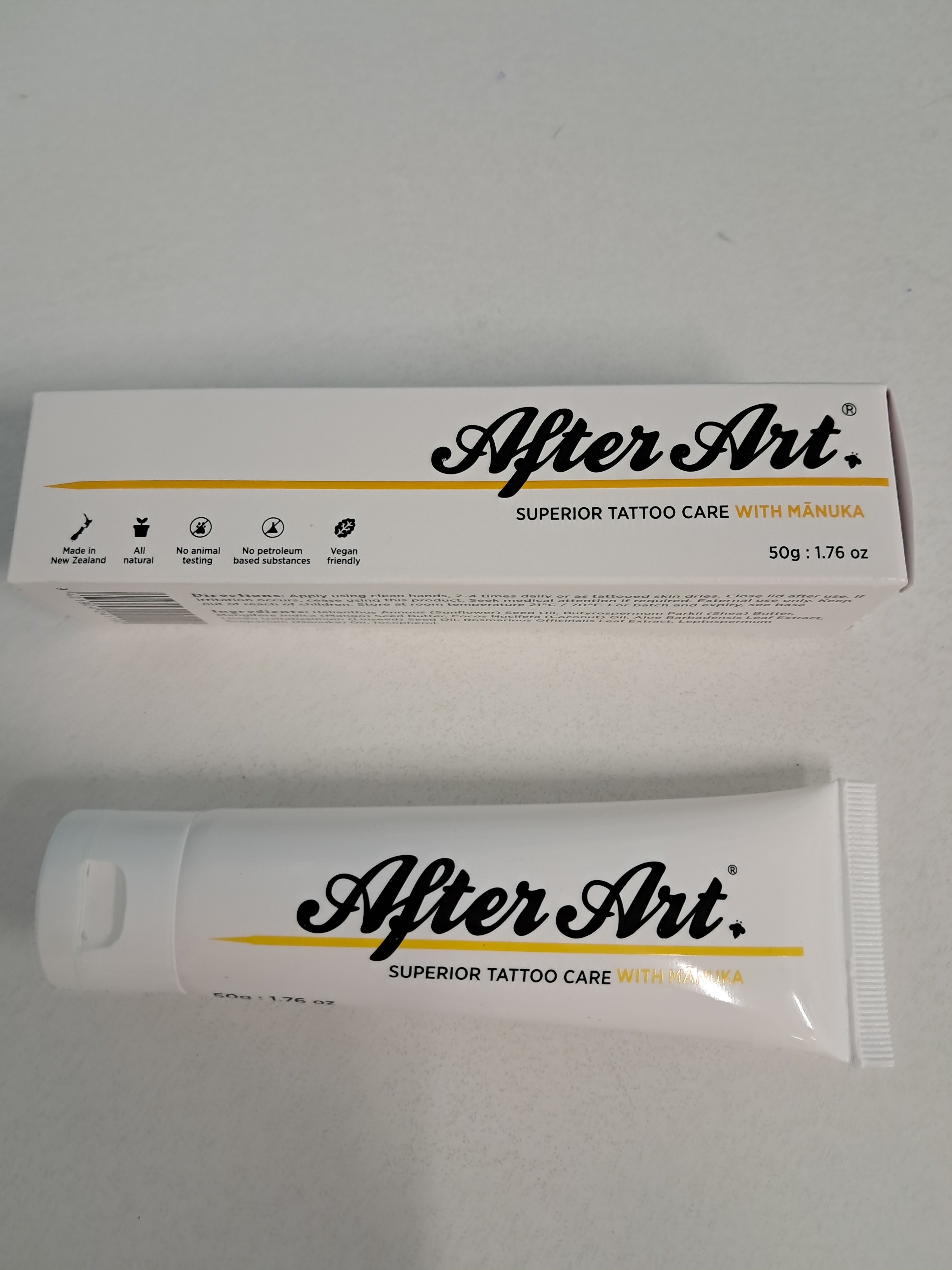 Afterart tattoo care