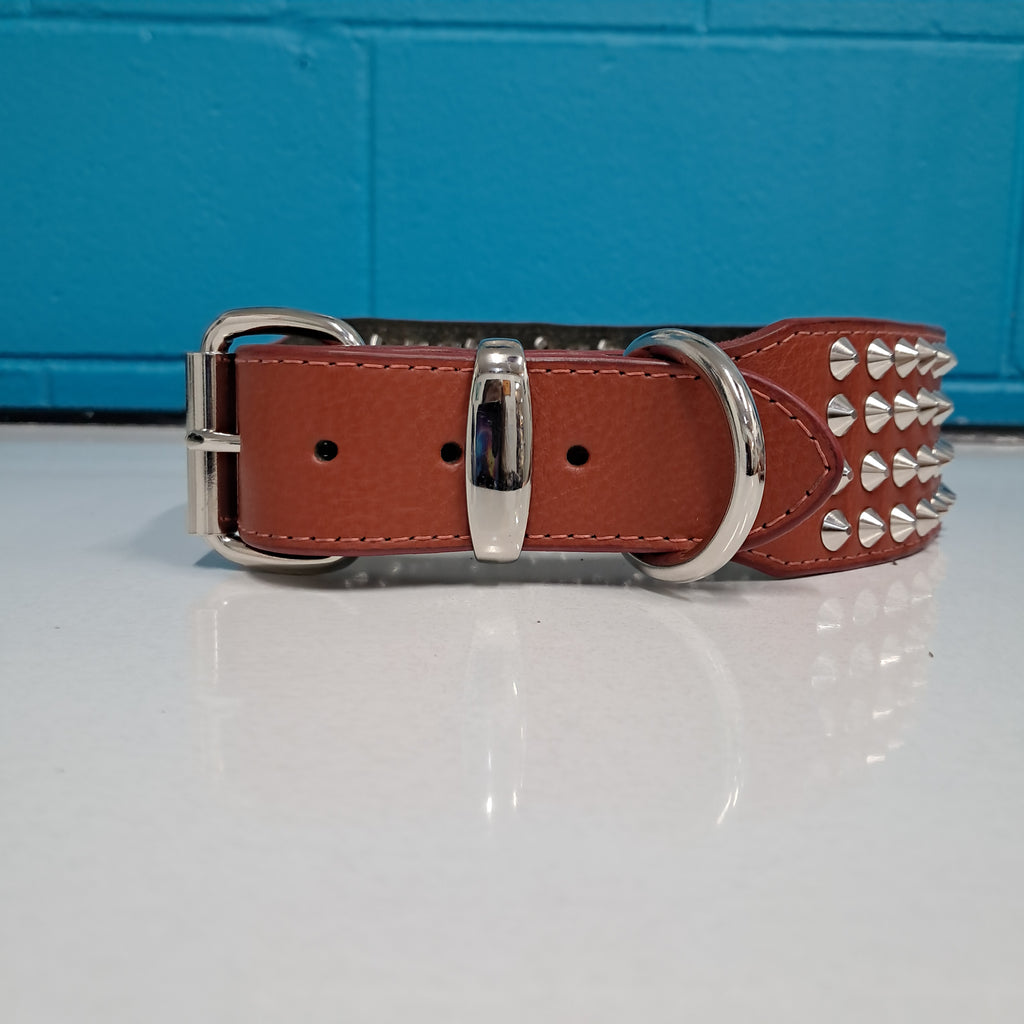 Leather dog collar