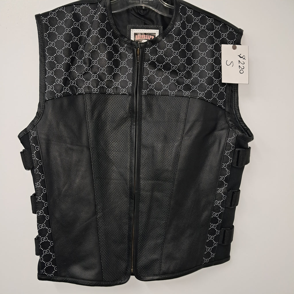 Vest - Silver GG print
