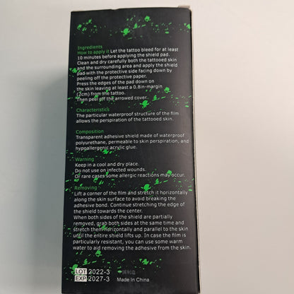 Tattoo aftercare bandage
