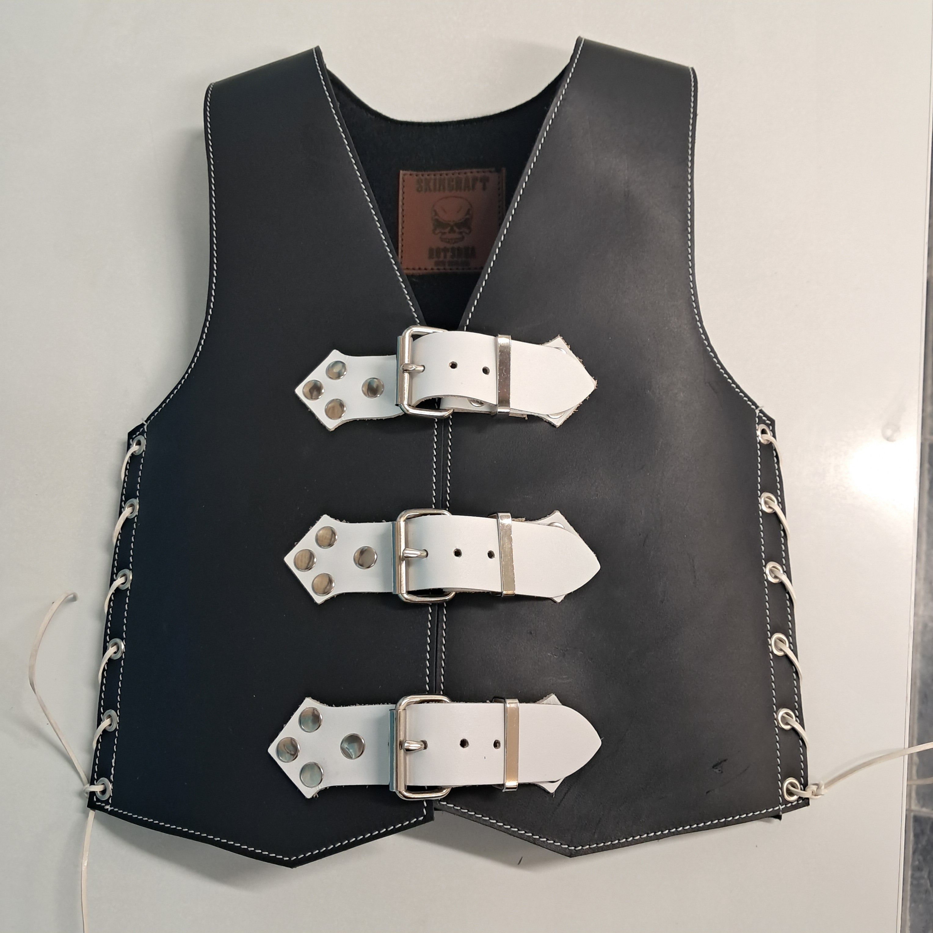Kiddies leather vest